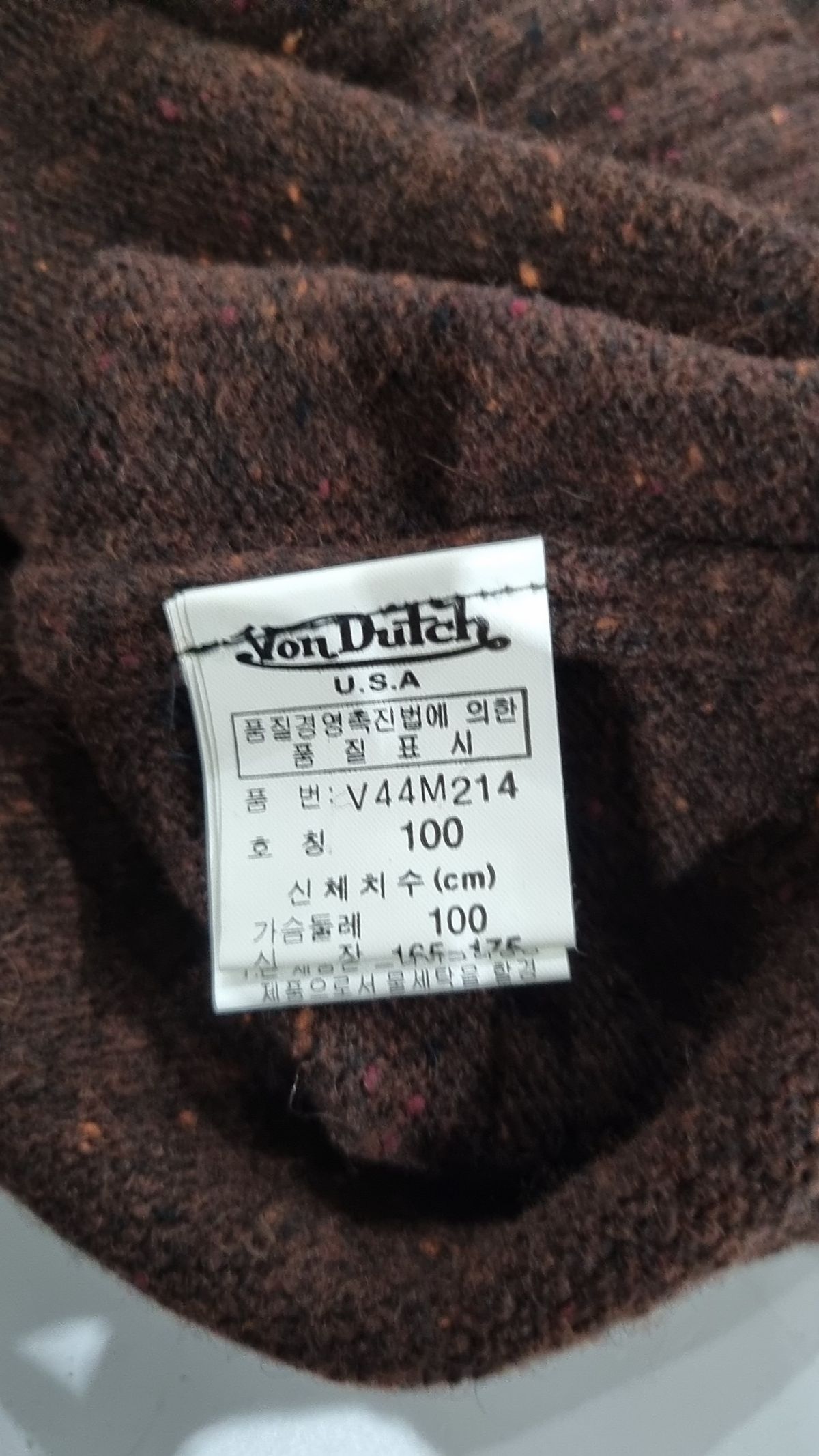 본더치(VON DUTCH) 니트/스웨터 100