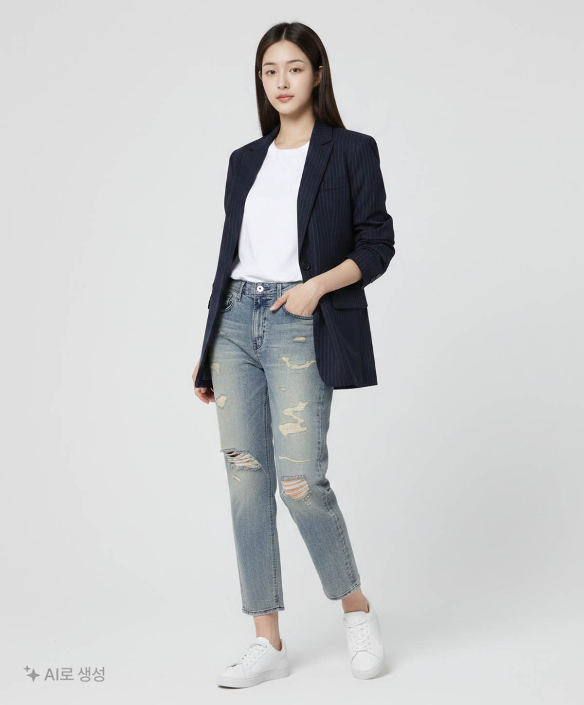 버커루(BUCKAROO) 청/데님 팬츠 32
