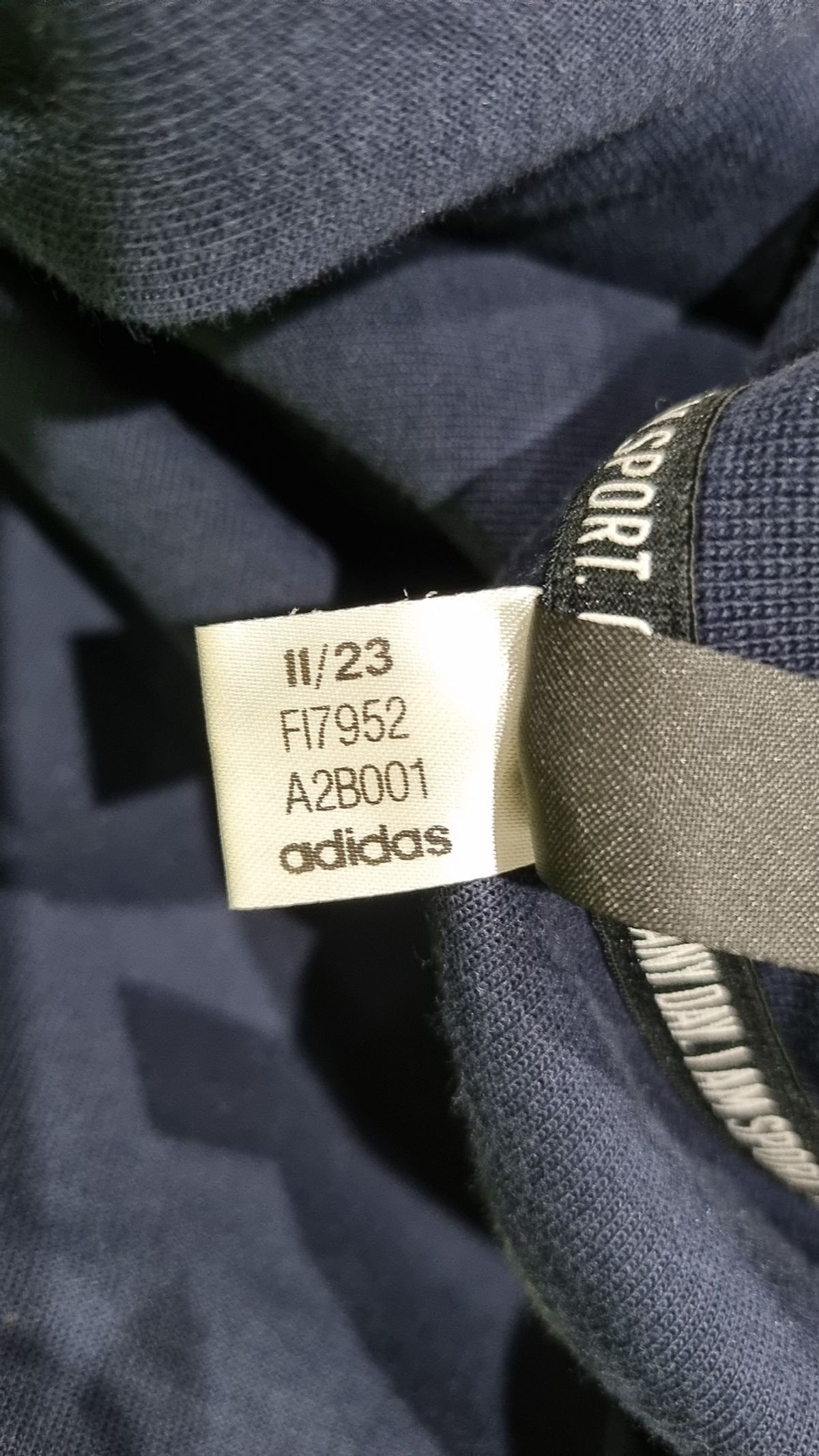 아디다스(ADIDAS) M 머스트해브 3S 크루티 - 네이비:화이트 / FI7952 3XL