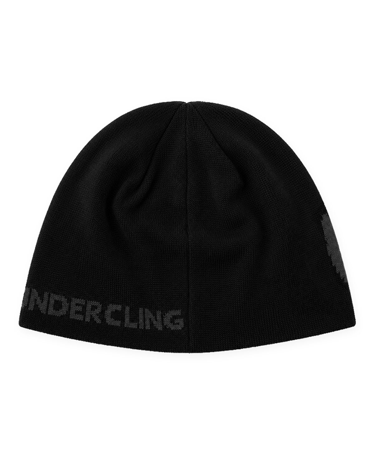언더클링(UNDERCLING) UNDERCLING 로고 비니(블랙/그레이)