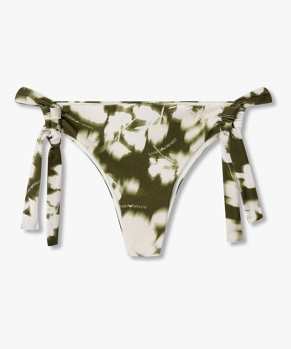 엠포리오 아르마니 언더웨어(EMPORIO ARMANI UNDERWEAR) 여성 플로럴 프린트 홀터넥 비키니 _올리브_0826120509