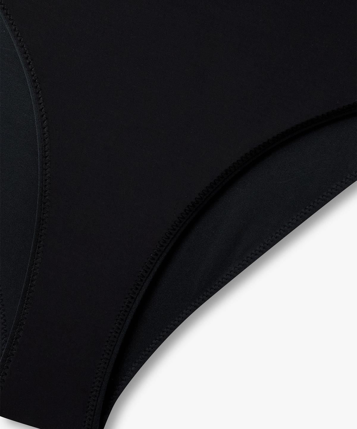 엠포리오 아르마니 언더웨어(EMPORIO ARMANI UNDERWEAR) 여성 메탈 로고 패디드 스윔 수트 _블랙_0826120505