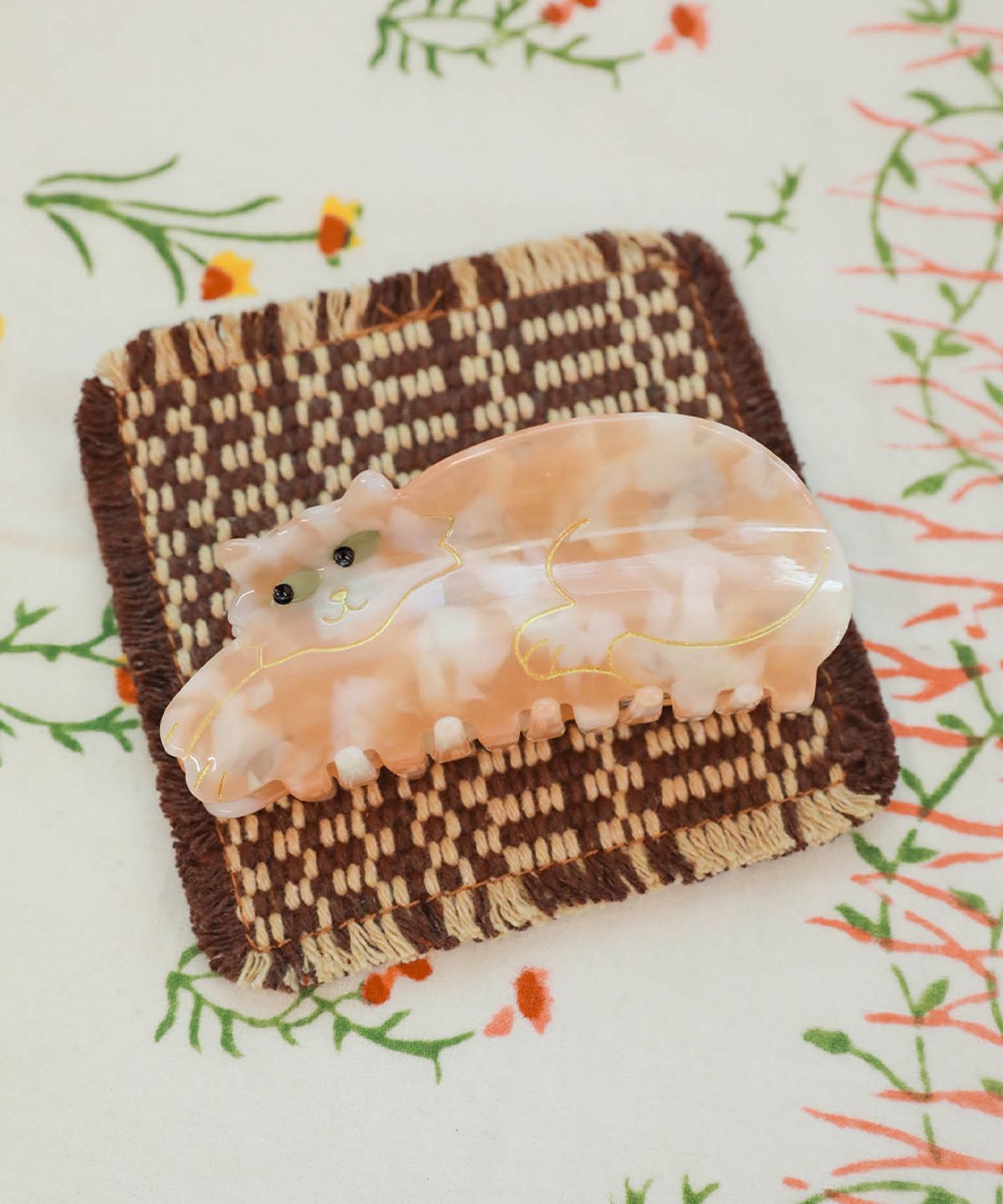 쿠쿠수제뜨(COUCOU SUZETTE) (선물포장) Ginger Cat Hair Claw