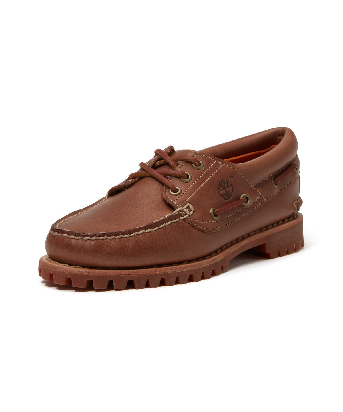 팀버랜드(TIMBERLAND) (여성) 어센틱 보트 슈즈 - 내추럴 풀 그레인 / A2GNV-ETD