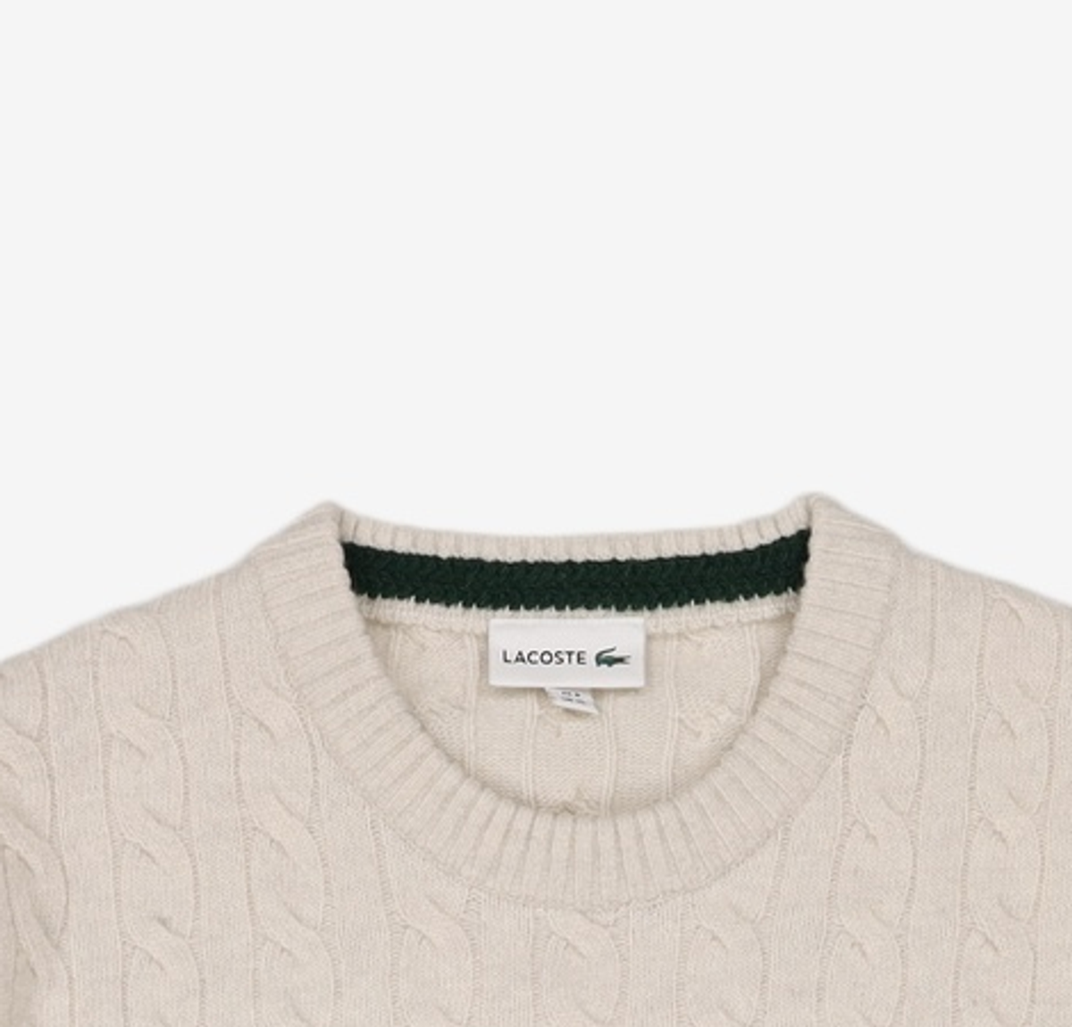 라코스테(LACOSTE) 남성 케이블 풀오버 AH616E-53N CCA XL