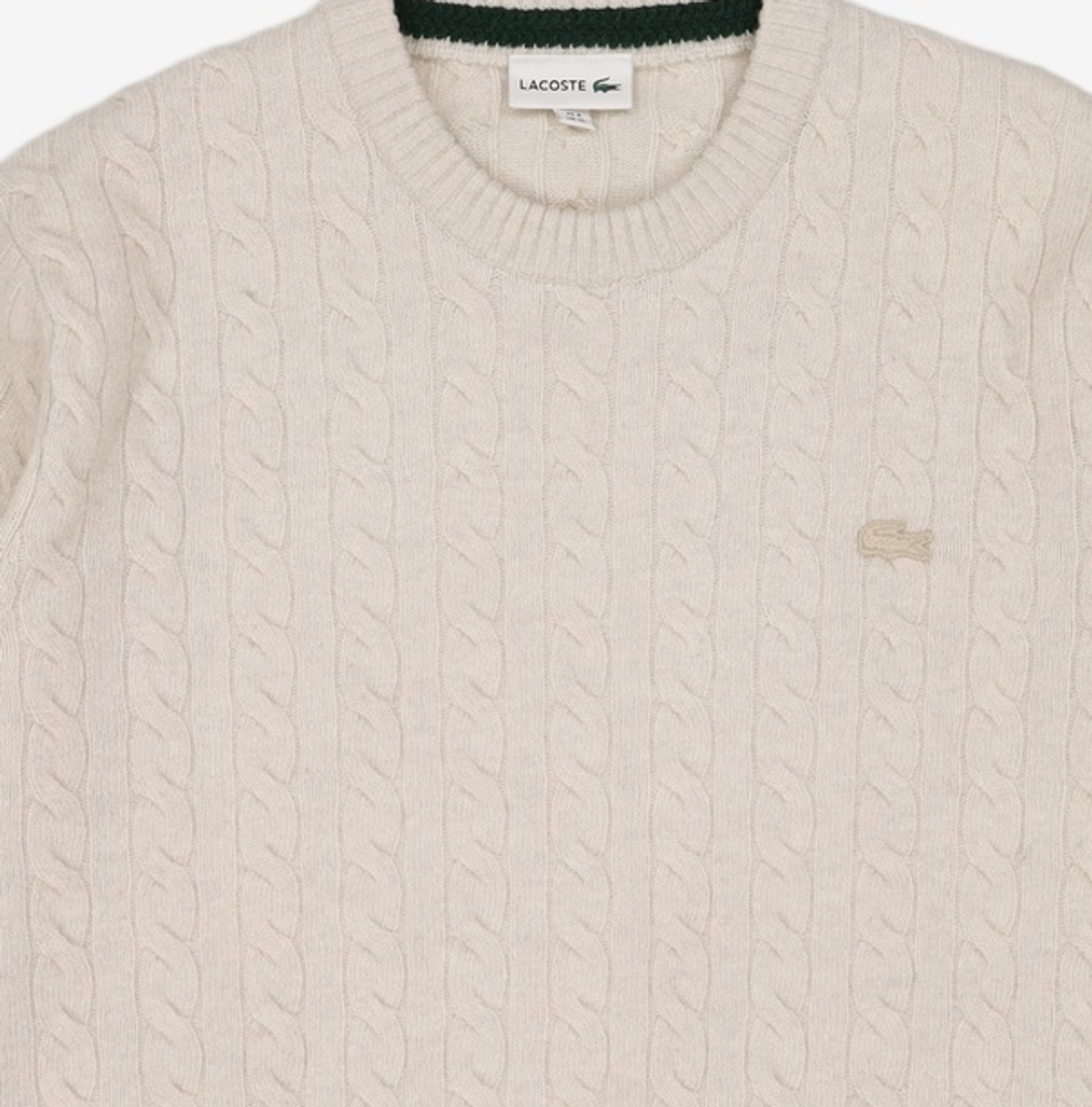 라코스테(LACOSTE) 남성 케이블 풀오버 AH616E-53N CCA XL