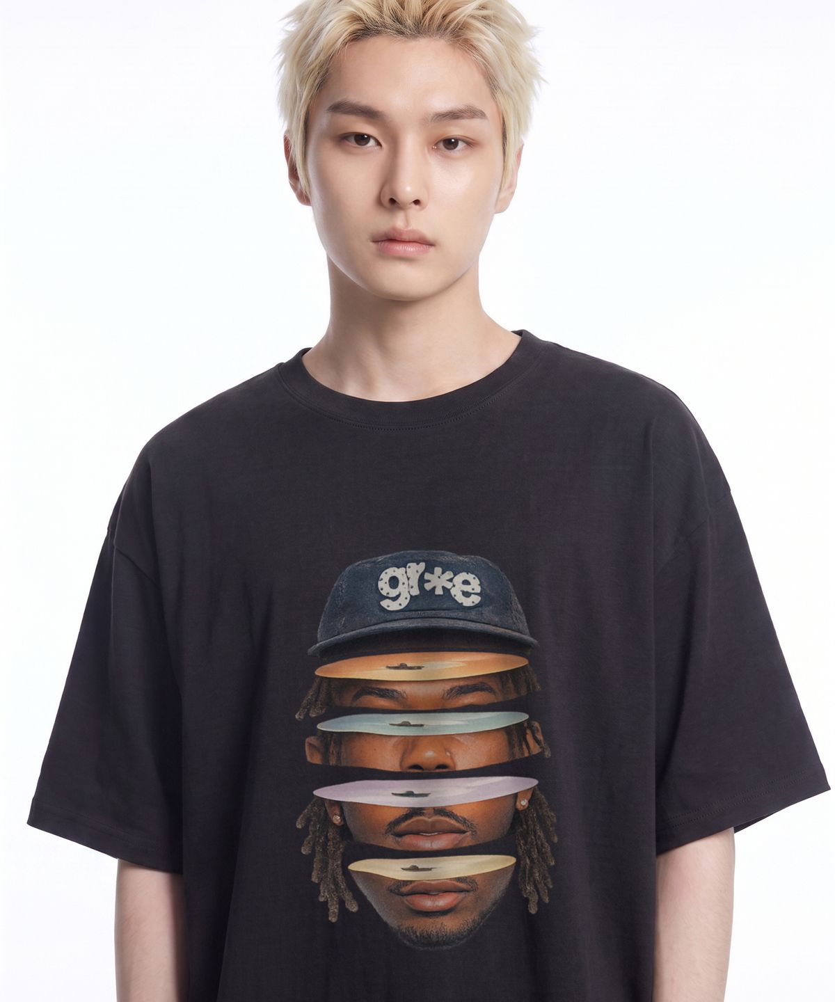 그레이버 오디너리(GRAVER ORDINARY) [ODNR UNISEX]Face Grae 반팔 티셔츠_2color