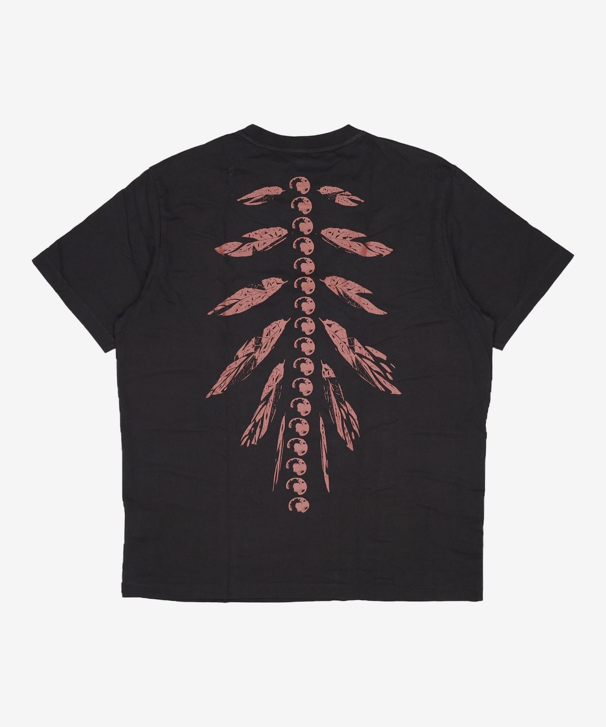 본바트(VONVAT) Leaves Bone Short Sleeve (Black)