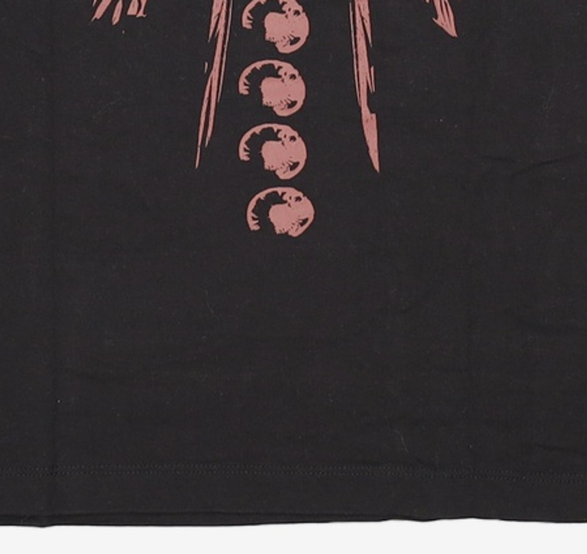 본바트(VONVAT) Leaves Bone Short Sleeve (Black)