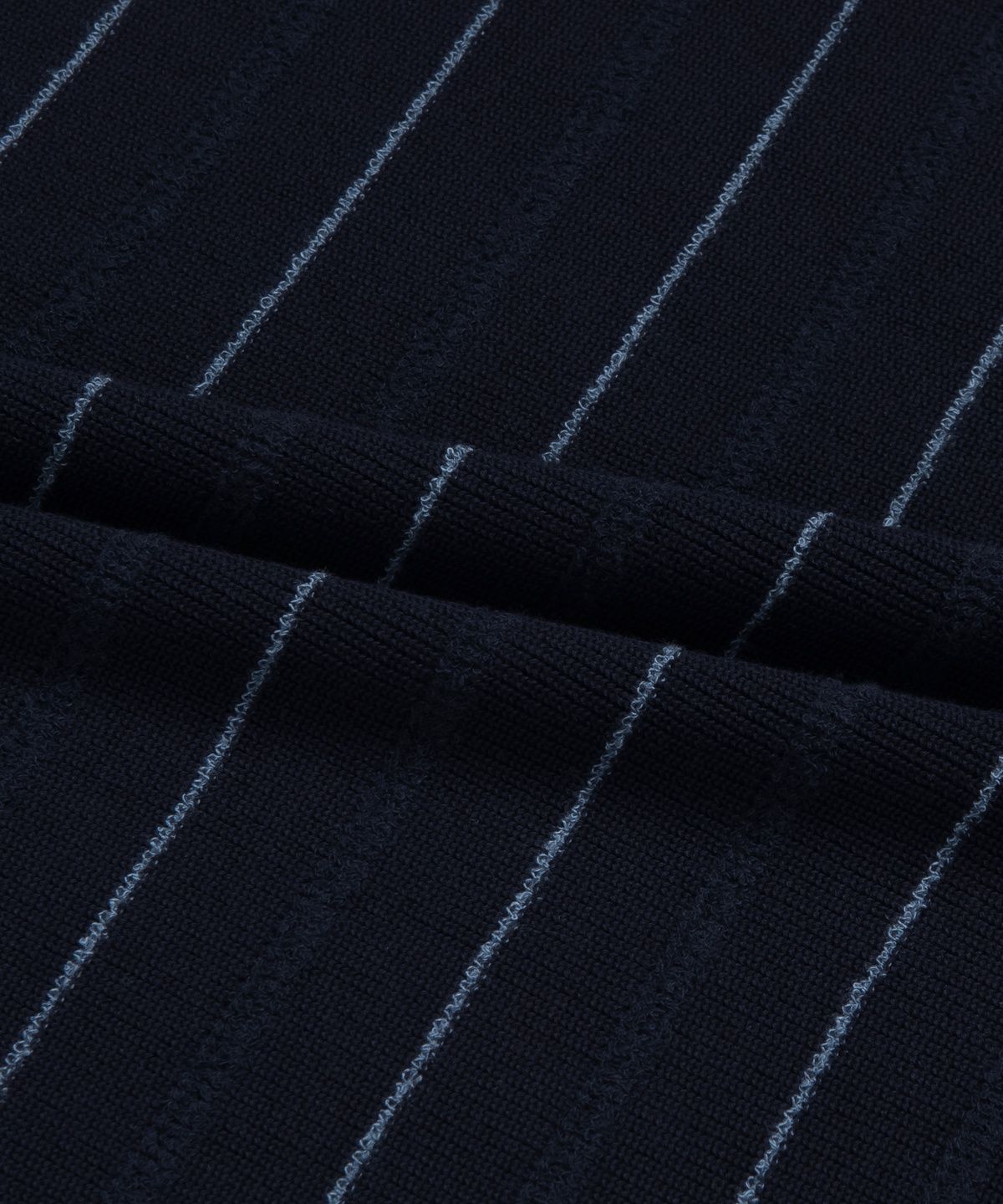 라코스테(LACOSTE) 남성 핀 스트라이프 부클 믹스 반팔 스웨터 폴로 셔츠 PH289E-56N 166