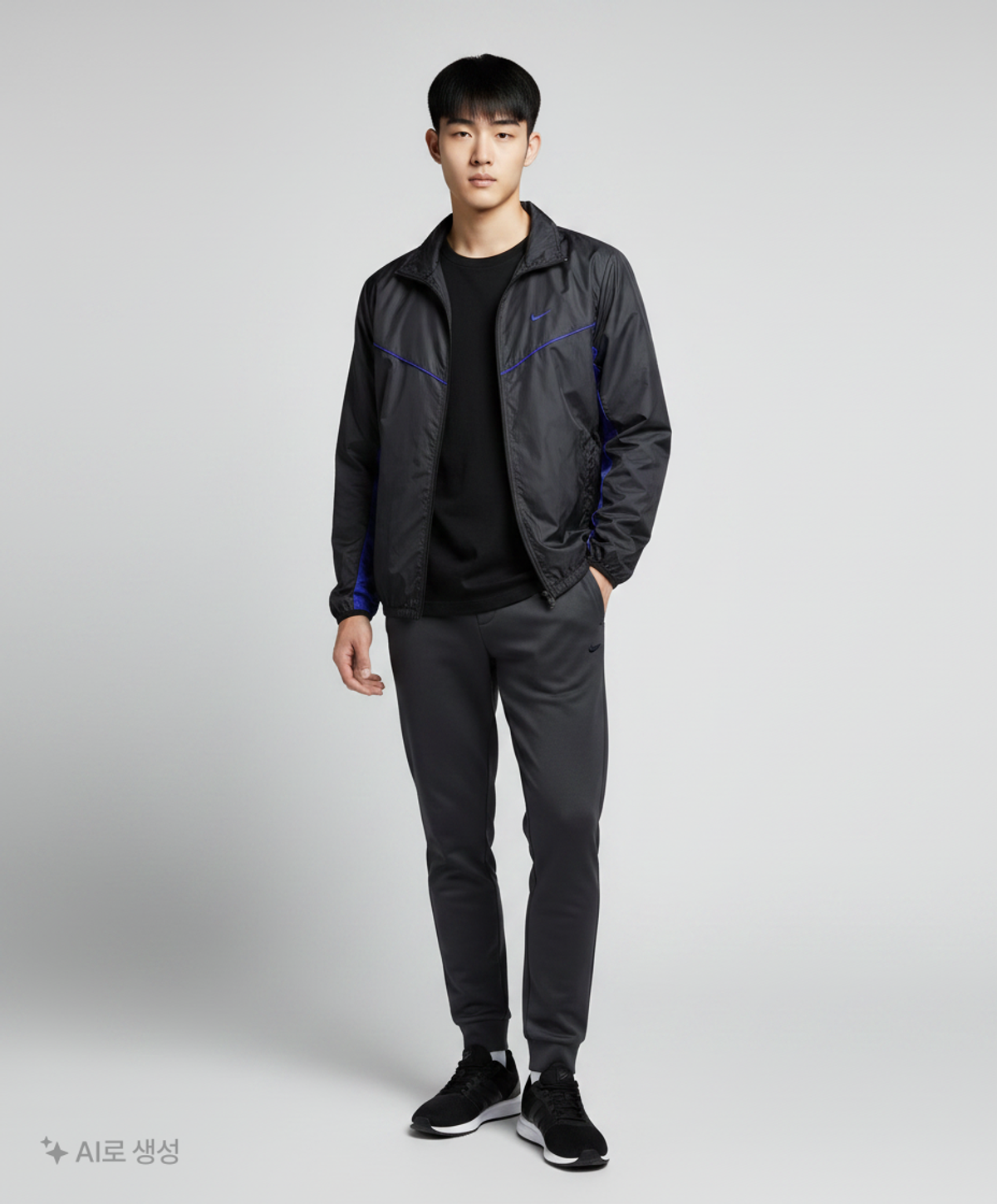 나이키(NIKE) 스톰 핏 러닝 재킷 M - 블랙:콩코드 / HF4633-010 L