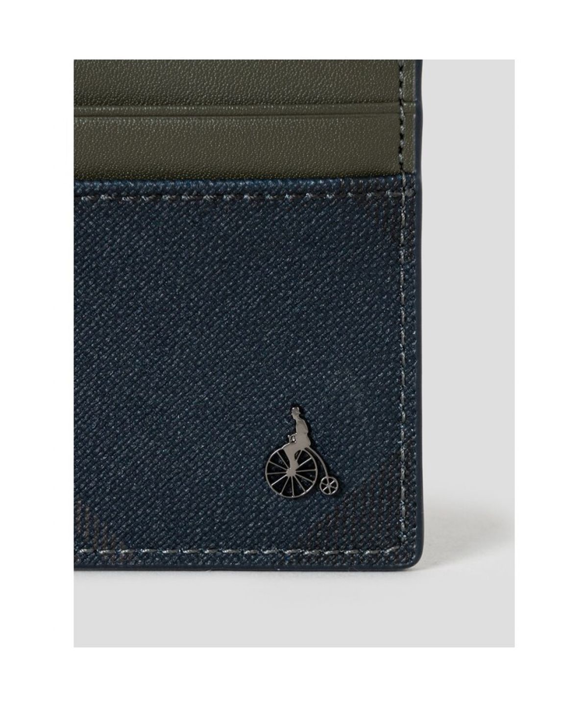 빈폴 액세서리(BEANPOLE ACCESSORY) 빈폴헤릿 낱장카드지갑 - 네이비