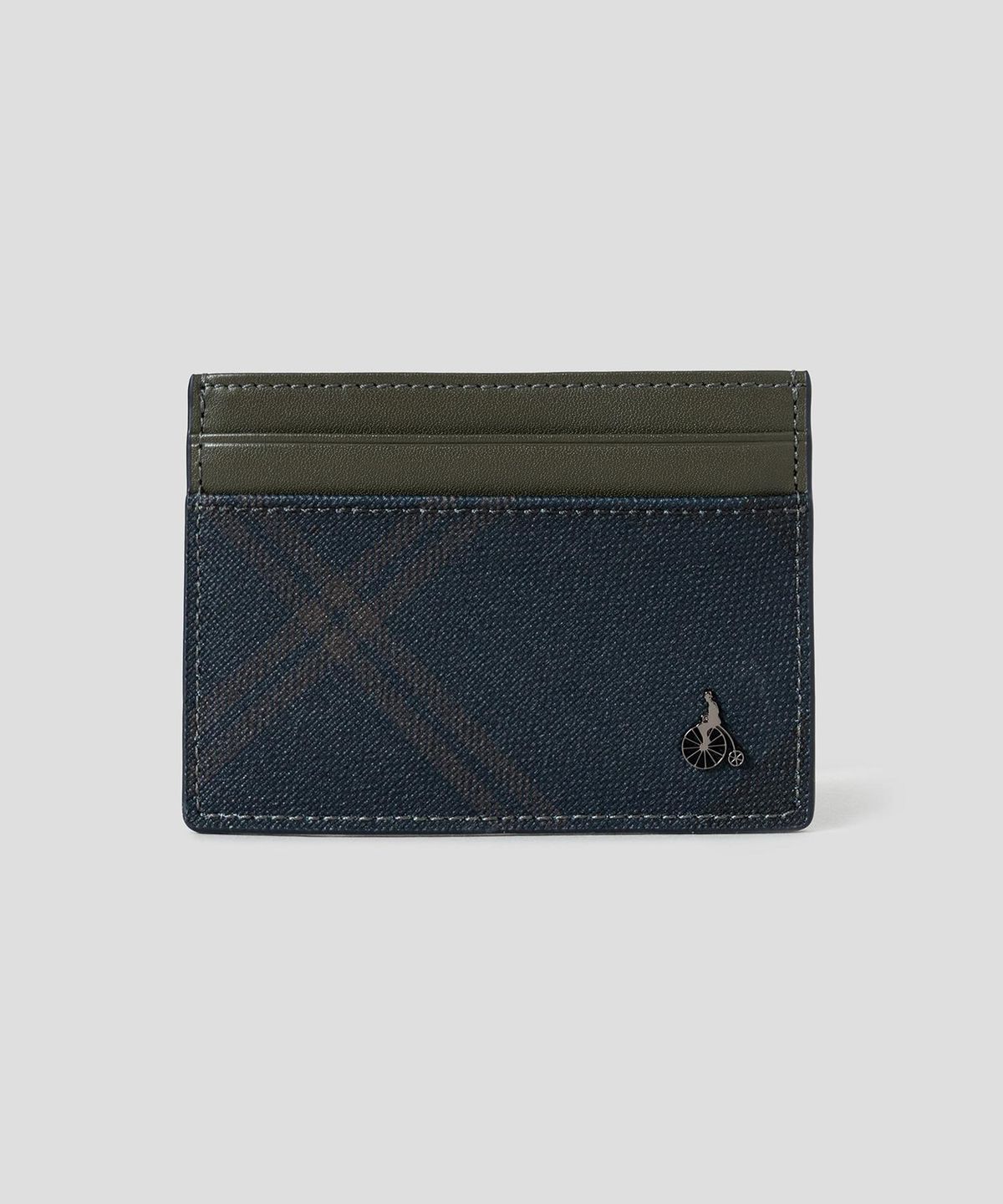 빈폴 액세서리(BEANPOLE ACCESSORY) 빈폴헤릿 낱장카드지갑 - 네이비