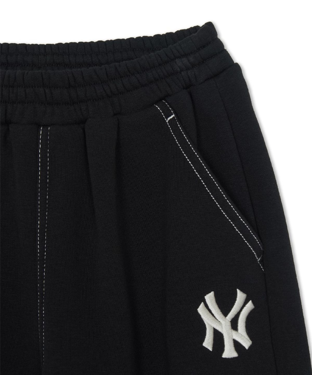 엠엘비 키즈(MLB KIDS) 스포티브 시그니처 팀로고 루즈 팬츠 NY (Black)