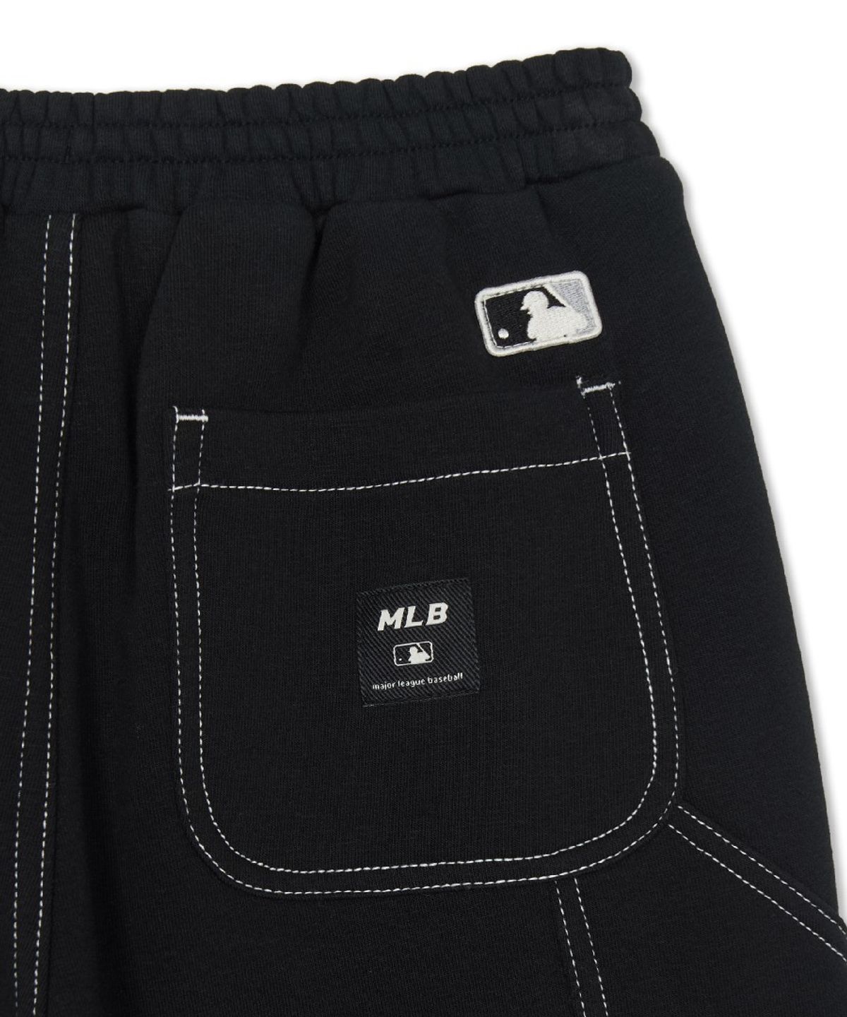 엠엘비 키즈(MLB KIDS) 스포티브 시그니처 팀로고 루즈 팬츠 NY (Black)