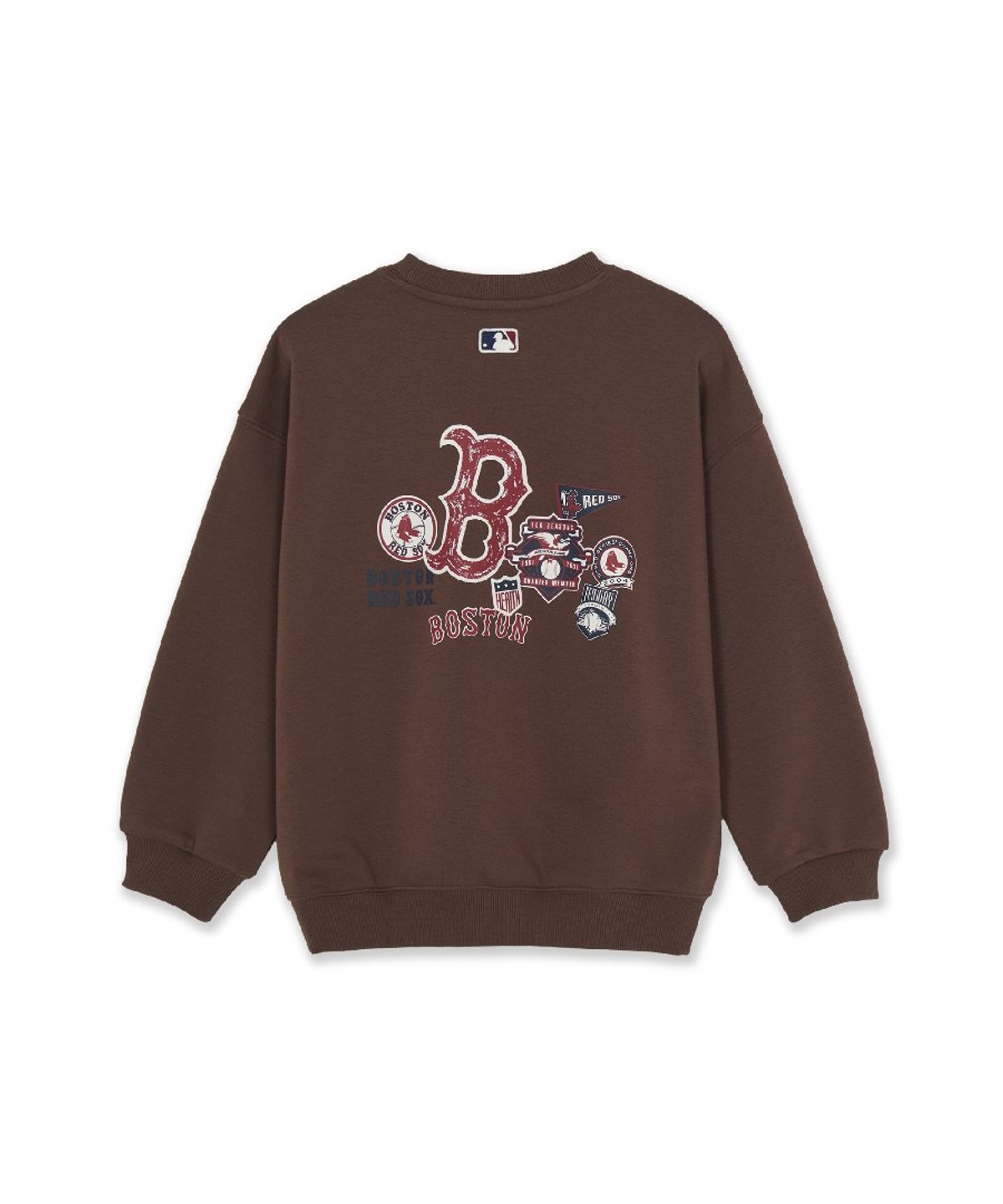 엠엘비 키즈(MLB KIDS) 스포티브 시그니처 팀로고 맨투맨 BOS (Brown)