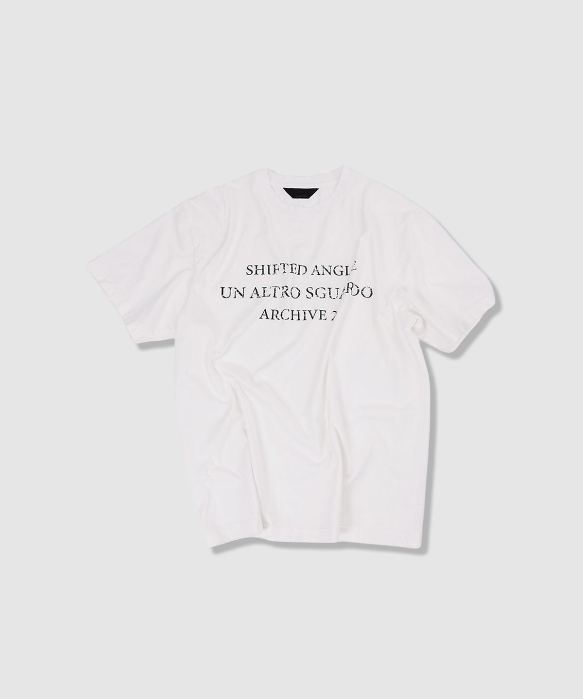 애니타임로릭(ANYTIME LOREAK) SEDUM WASHED HALF T-SHIRT - WHITE