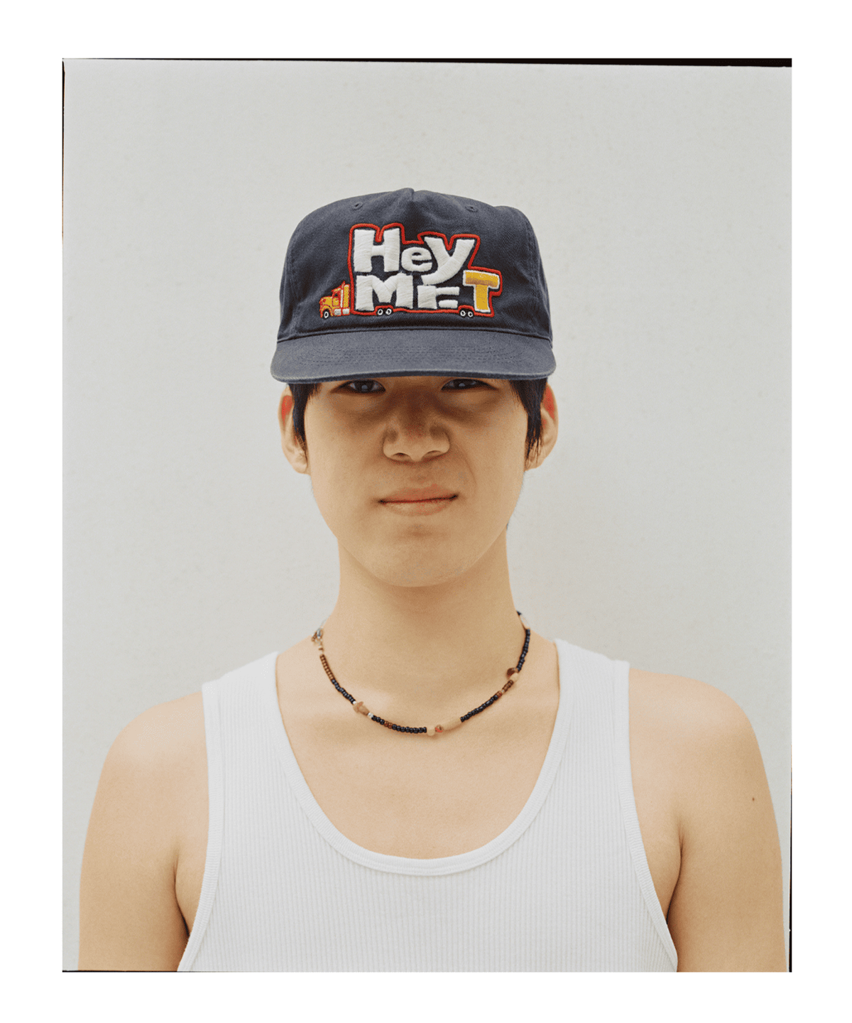헤이미스터트러커(HEY MR TRUCKER) SAFE TRUCK 5PANEL CAP - VINTAGE NAVY