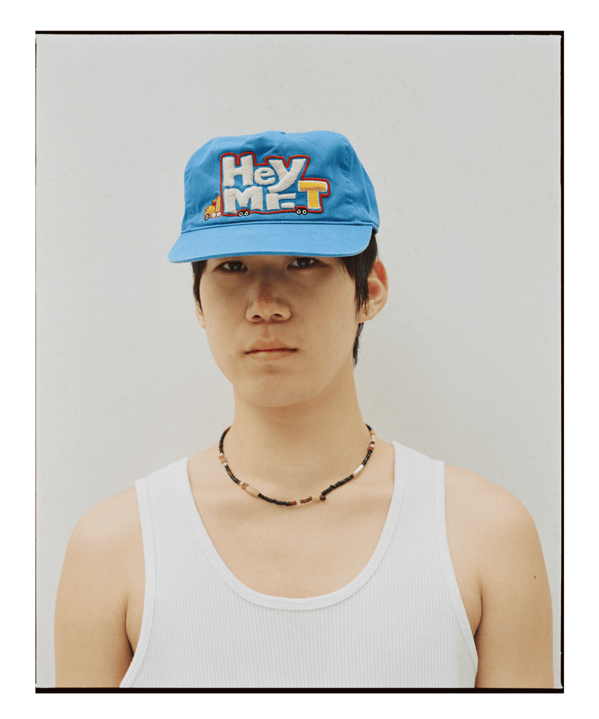 헤이미스터트러커(HEY MR TRUCKER) SAFE TRUCK 5PANEL CAP - HIGHWAY BLUE