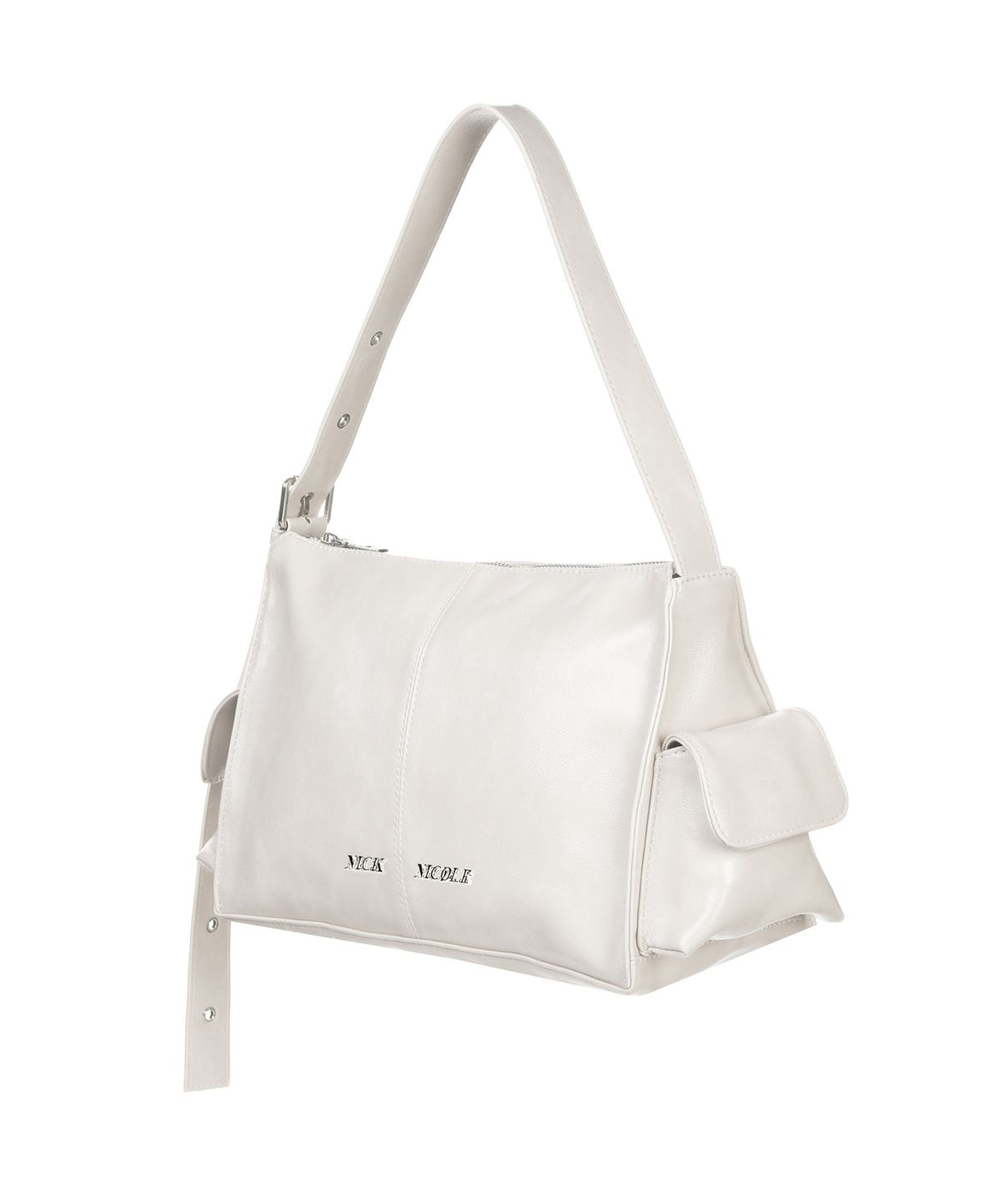 닉앤니콜(NICK&NICOLE) SIDE POCKET SHOULDER BAG_SAND