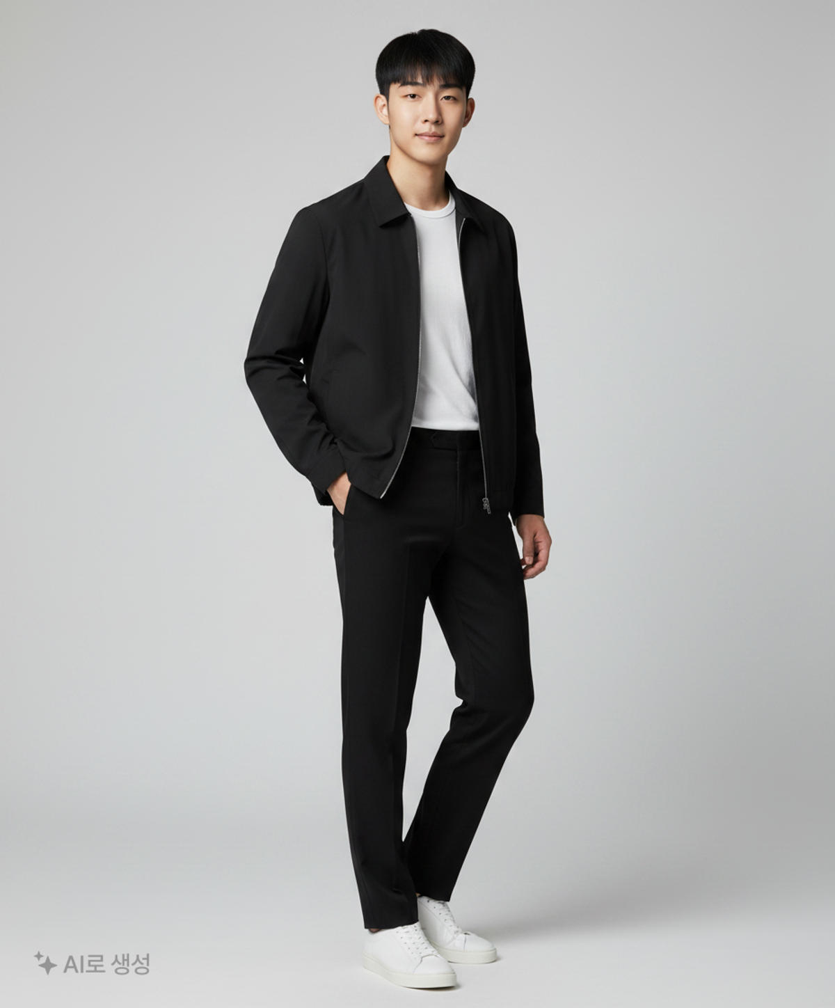 커스텀어클락(COSTUME O’CLOCK) 1947 리이매진 드리즐러 자켓 블랙 COOSJK024RNBLACK L