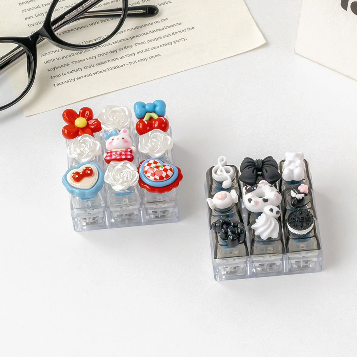 구스페리(GOOSPERY) 키캡 만들기 DIY 커스텀 키캡 키보드 꾸미기 파츠 세트