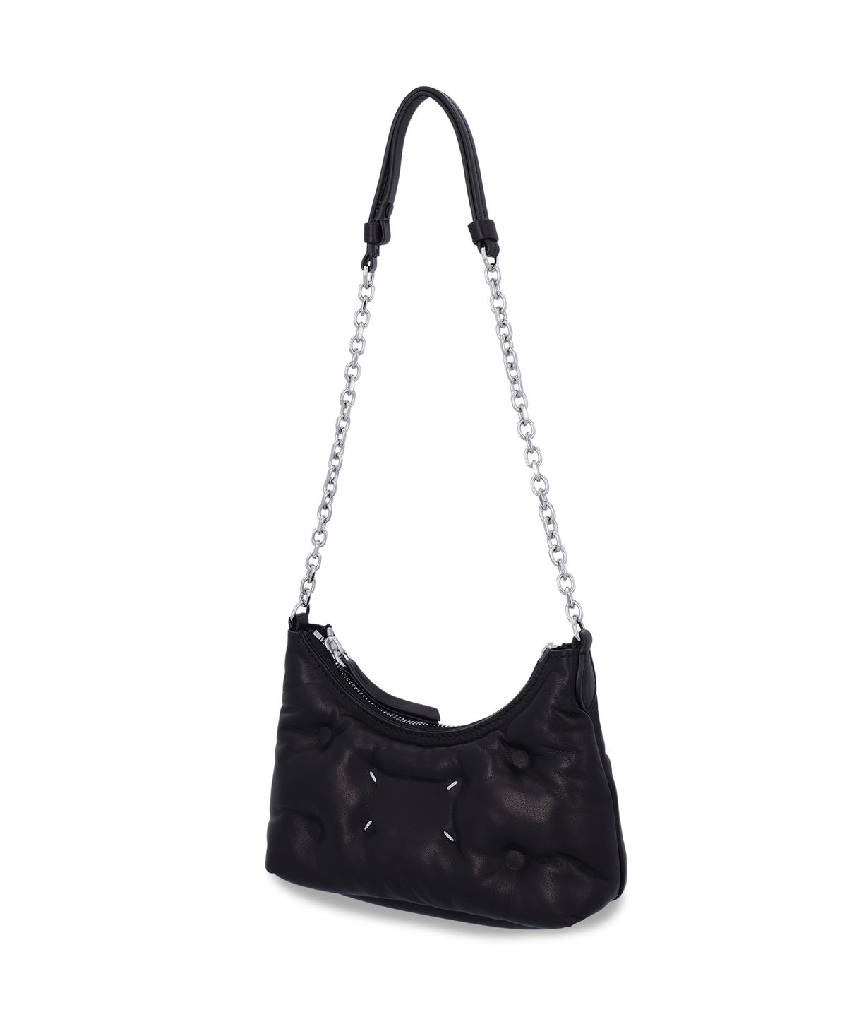 메종 마르지엘라(MAISON MARGIELA) 글램슬램 마이크로 호보 숄더백 - 블랙 / SB1WG0021P8840T8013