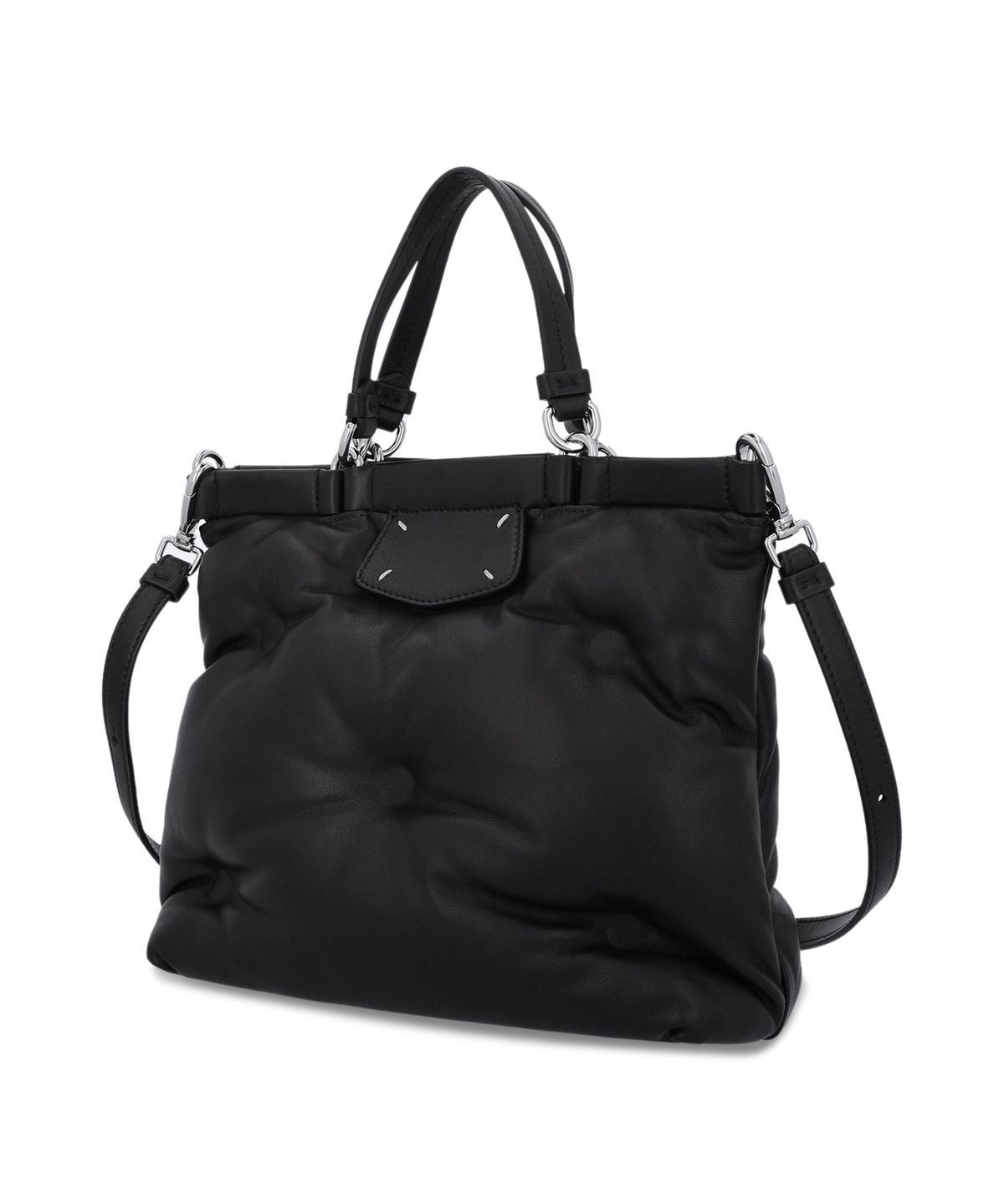 메종 마르지엘라(MAISON MARGIELA) 글램 슬램 스몰 토트백 - 블랙 / S56WD0133P8840T8013