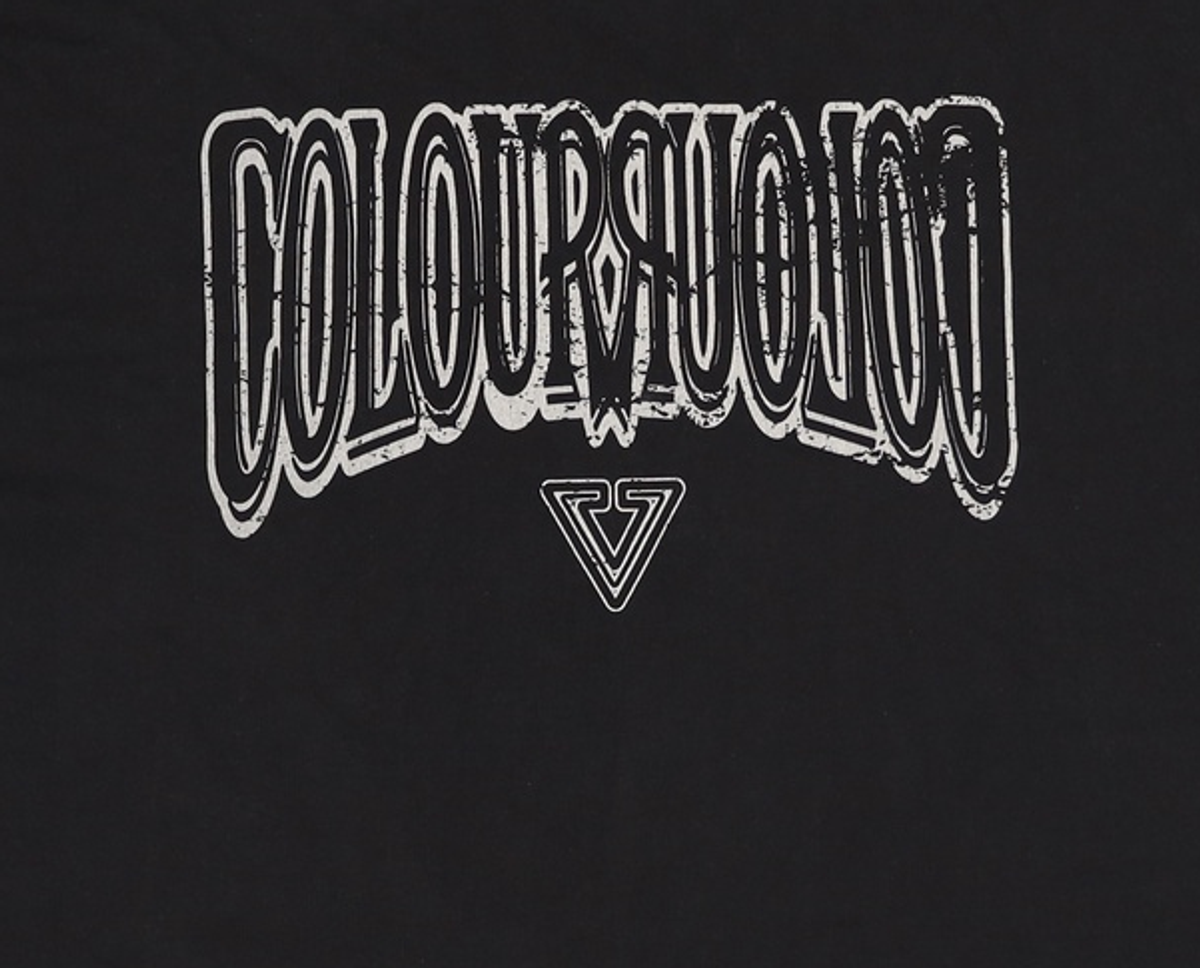 본바트(VONVAT) Vintage Lettering Coccoon Short Sleeve