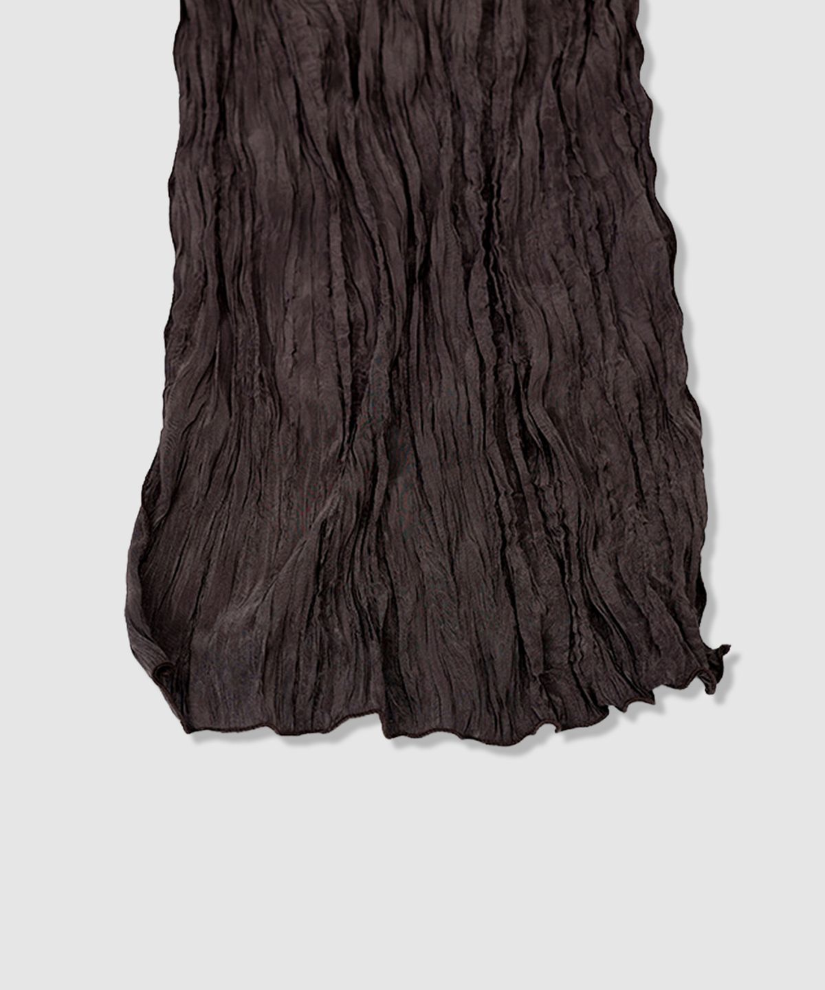 애니타임로릭(ANYTIME LOREAK) AGAVE WRINKLE SCARF - BROWN