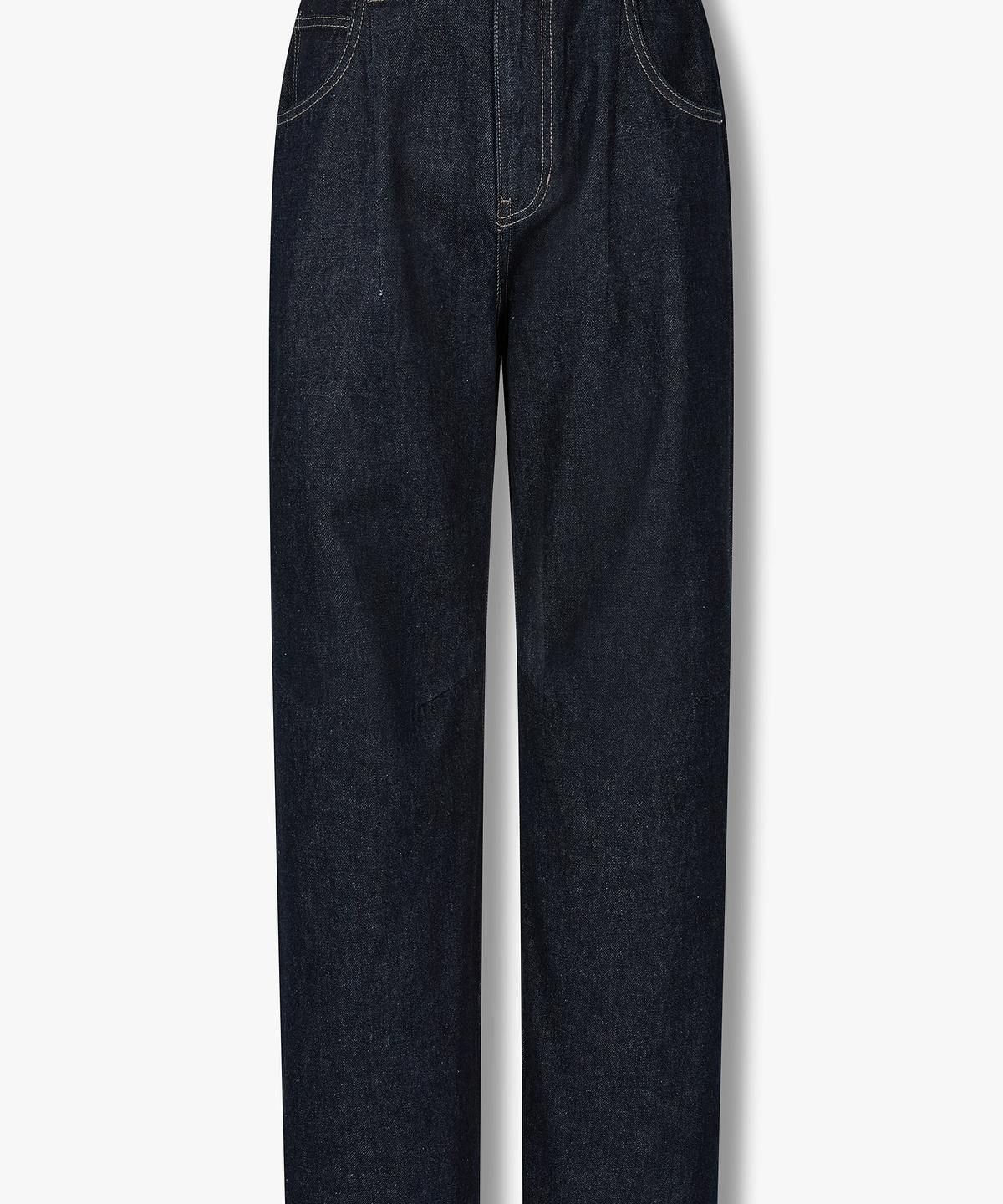 스튜디오 톰보이(STUDIO TOMBOY) [MEN] 드로우스트링 데님 팬츠 _인디고_9156362834