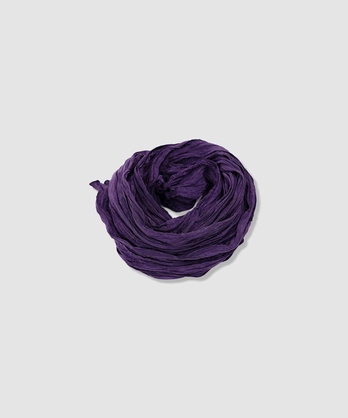 애니타임로릭(ANYTIME LOREAK) AGAVE WRINKLE SCARF - PURPLE