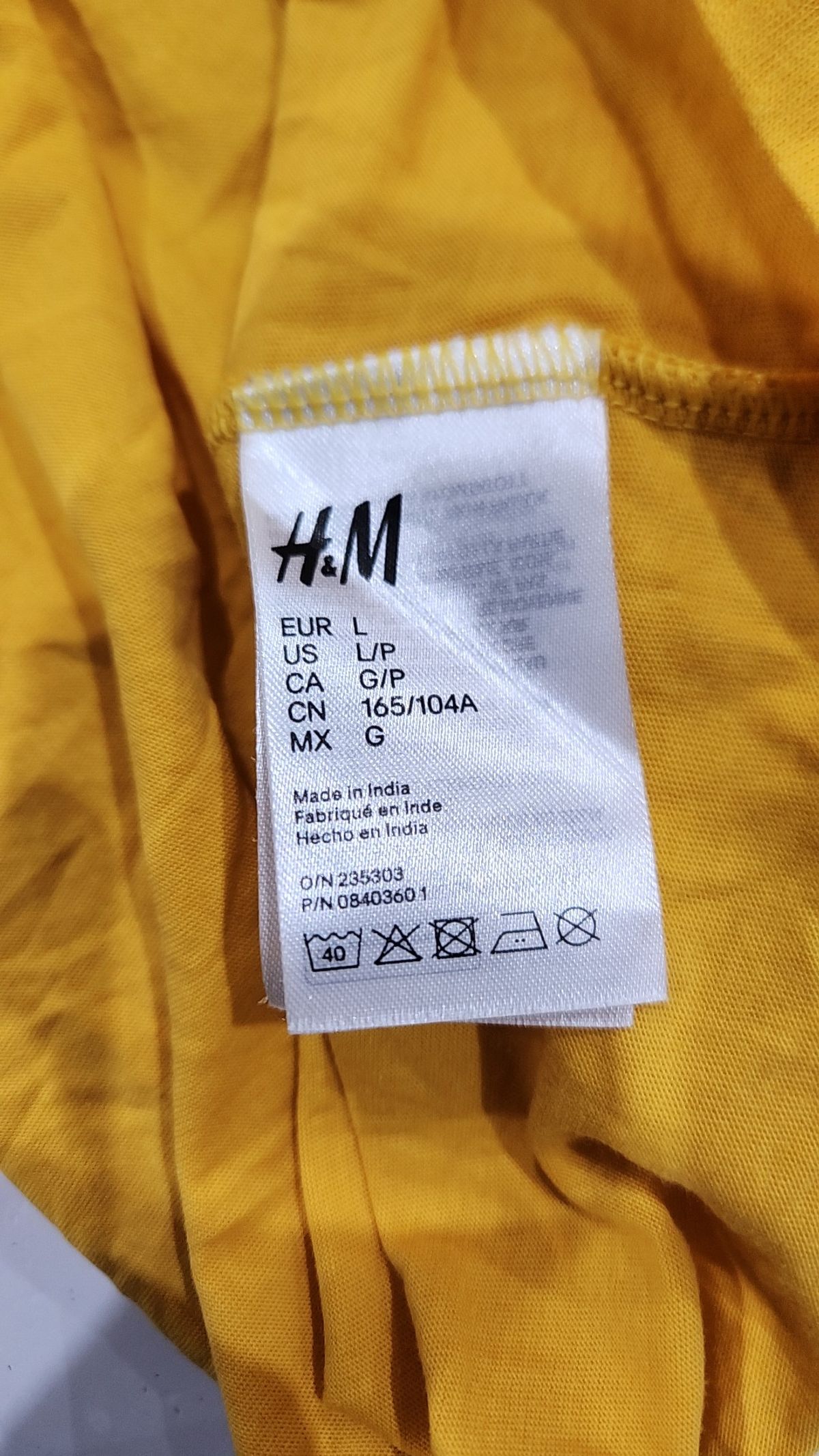 디바이디드에이치앤엠(DIVIDED H&M) 반소매 티셔츠 L