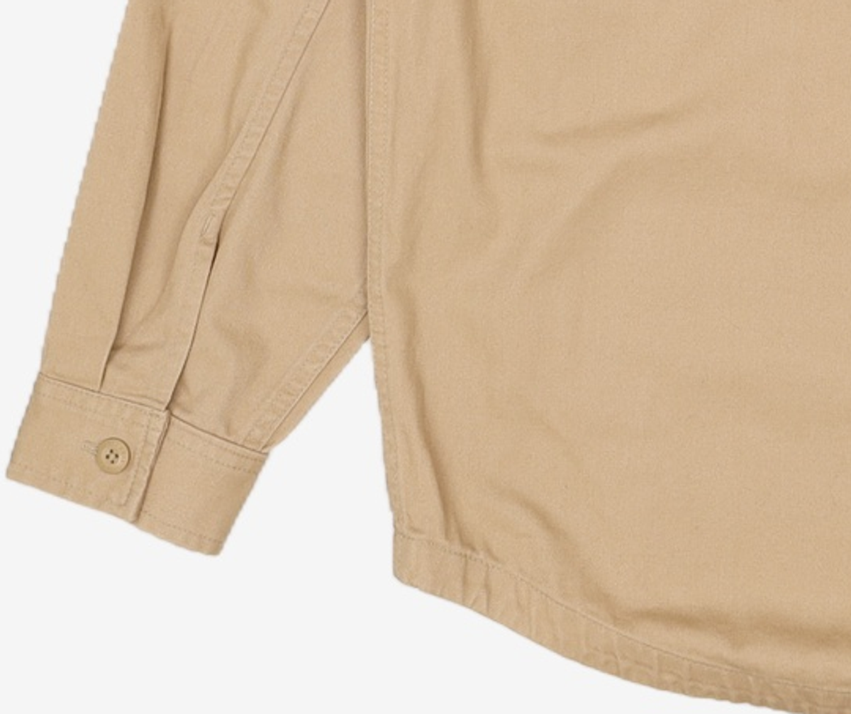 컬럼비아 유니버시티(COLUMBIA UNIVERSITY) SL-LABEL TWO POCKET COTTON SHIRTS 헤리티지베이지 L