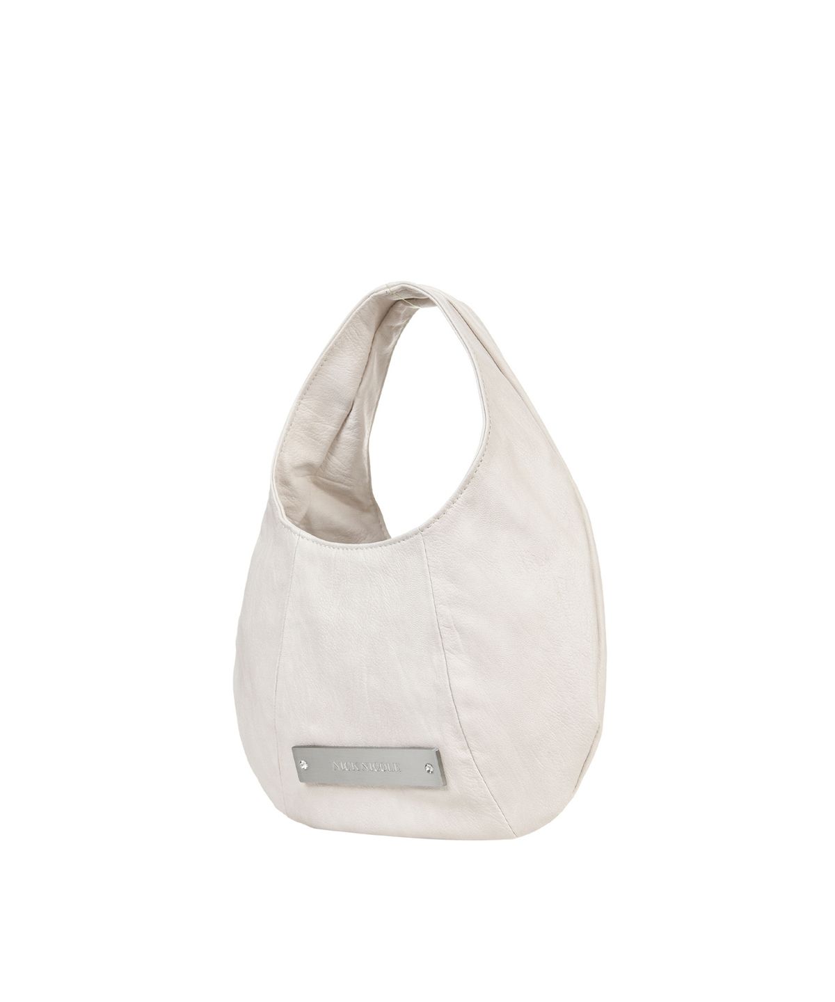 닉앤니콜(NICK&NICOLE) CRYSTAL MINI HOBO BAG_IVORY