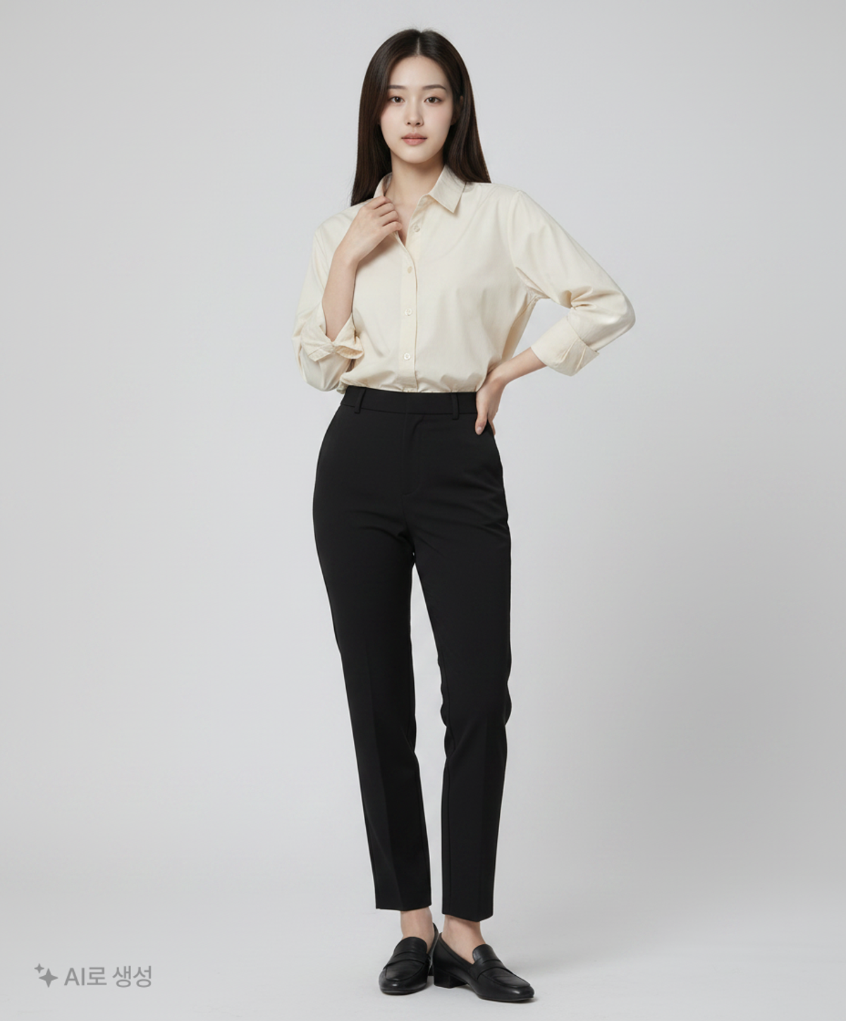 미쏘(MIXXO) 베이직 오버핏 셔츠 MIWYWC310A S
