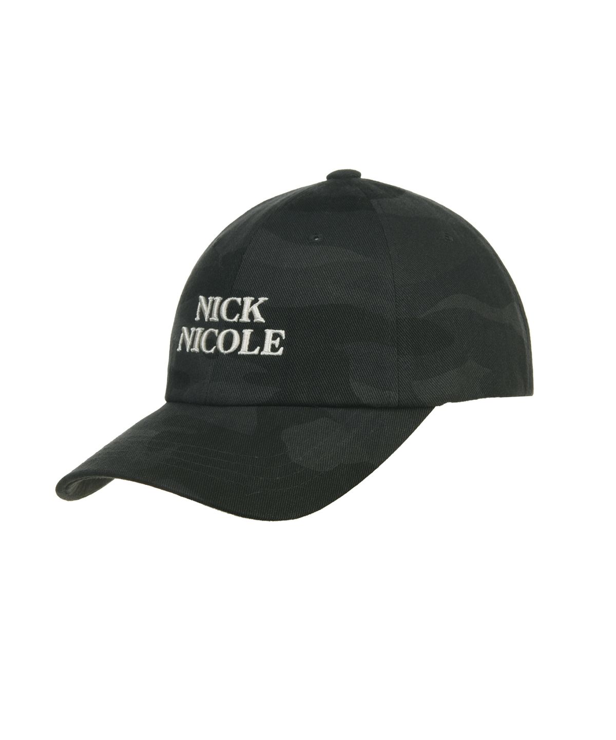닉앤니콜(NICK&NICOLE) MINI ORIGINALS NICOLE BALL CAP_CAMO BLACK