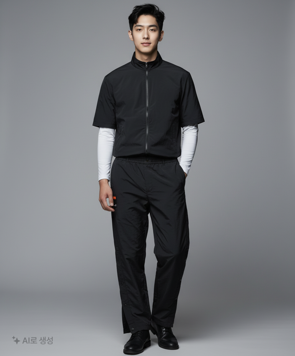 골든베어(GOLDEN BEAR) Side Slit Banding Pants_L4PAW21011BKX L