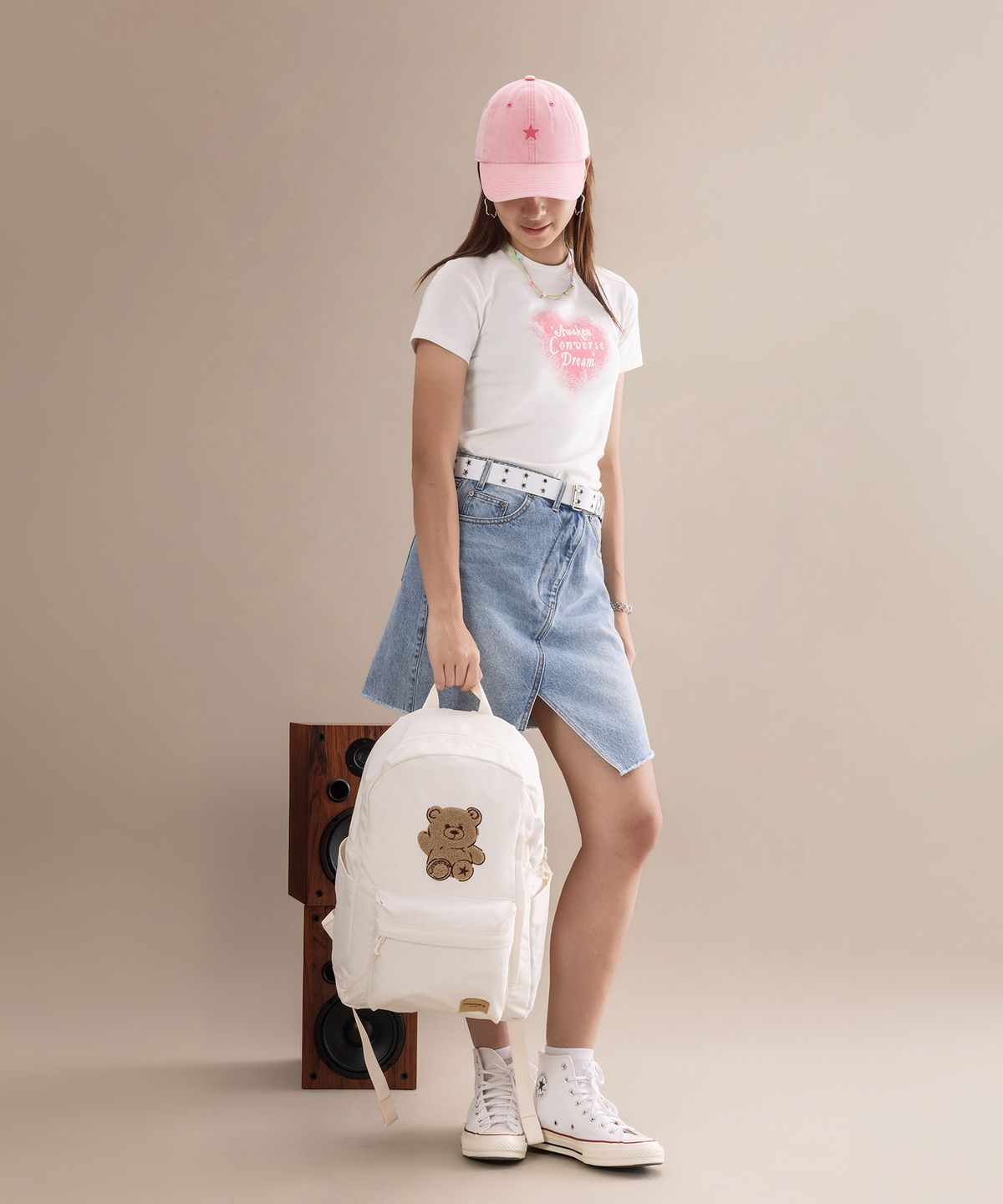 컨버스(CONVERSE) 고 투 브레이크 BTS 백팩 에그렛 UA5995-W2Y