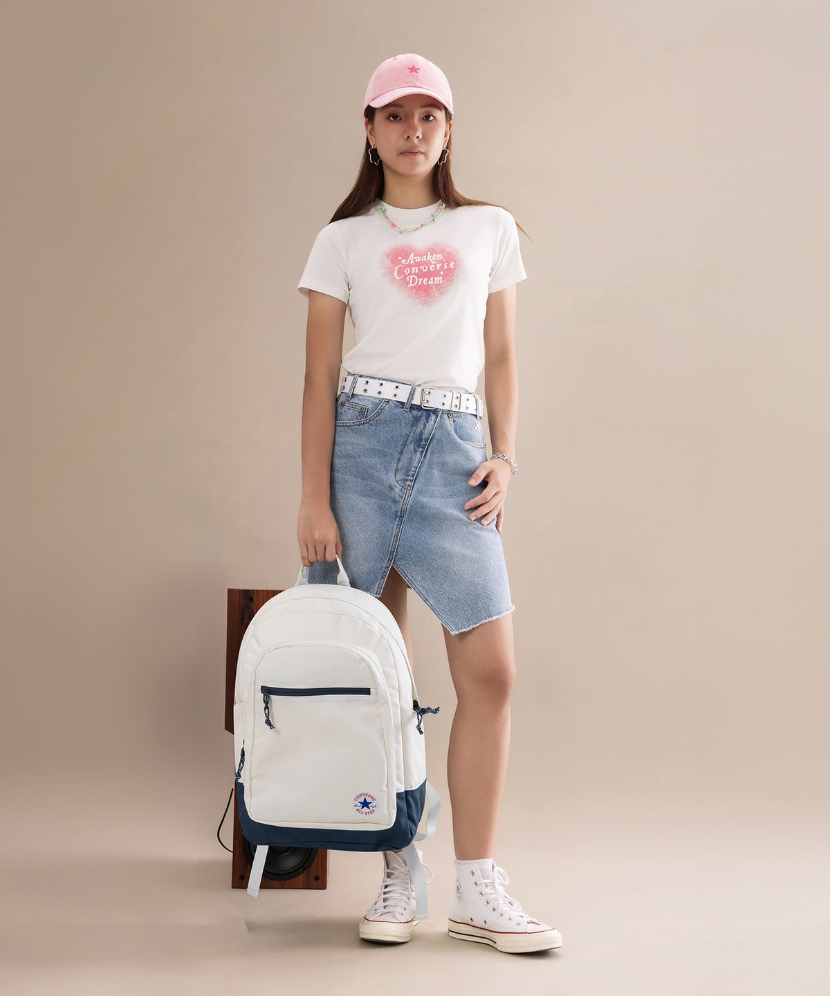 컨버스(CONVERSE) 고 투 브레이크 백팩 에그렛 UA5897-W2Y