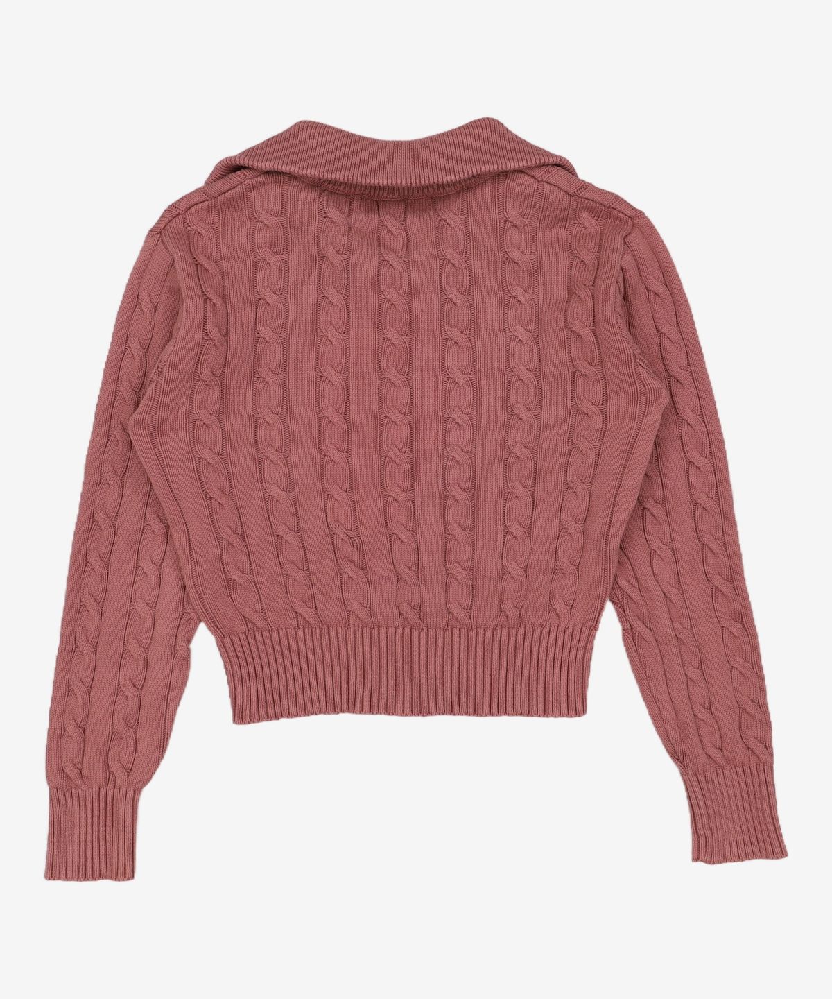 세컨모놀로그(SECONDMONO) Heavyweight Cable Half Zip Knit [OATMEAL]_COOSKT042OATMEAL XS