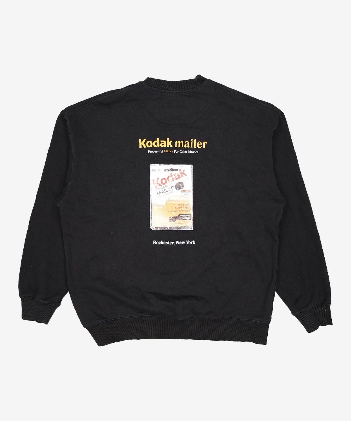 코닥(KODAK) 메일러 아트웍 맨투맨 BLACK M