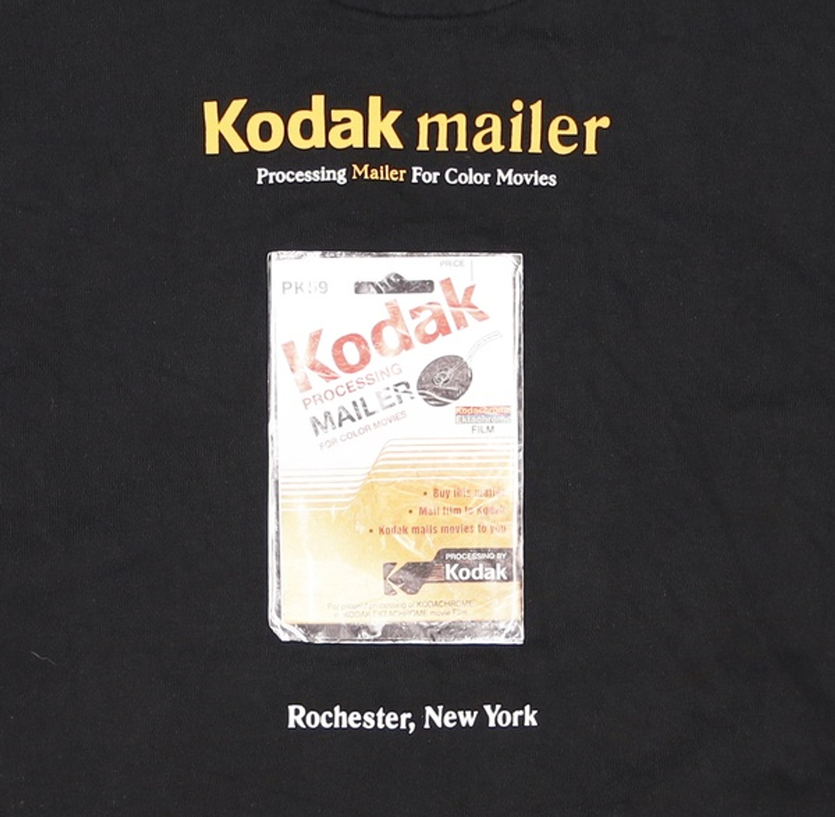 코닥(KODAK) 메일러 아트웍 맨투맨 BLACK M