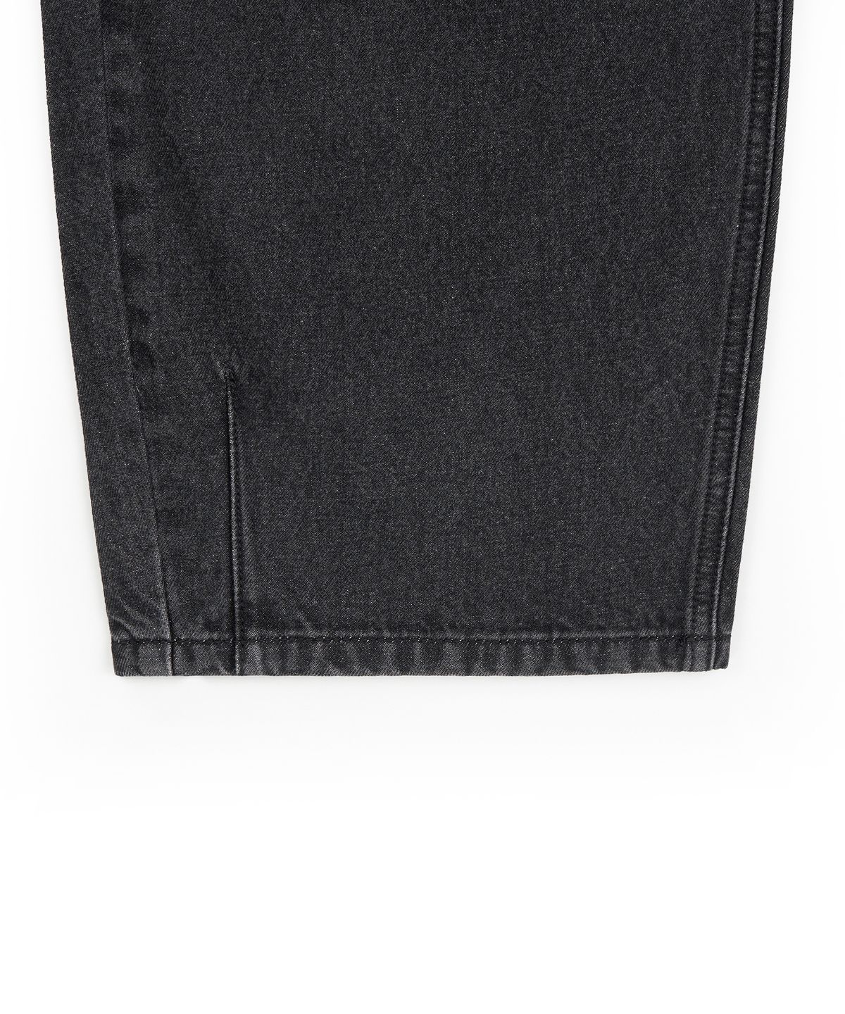 토피(TOFFEE) 루즈 커브드 데님 팬츠 (BLACK)