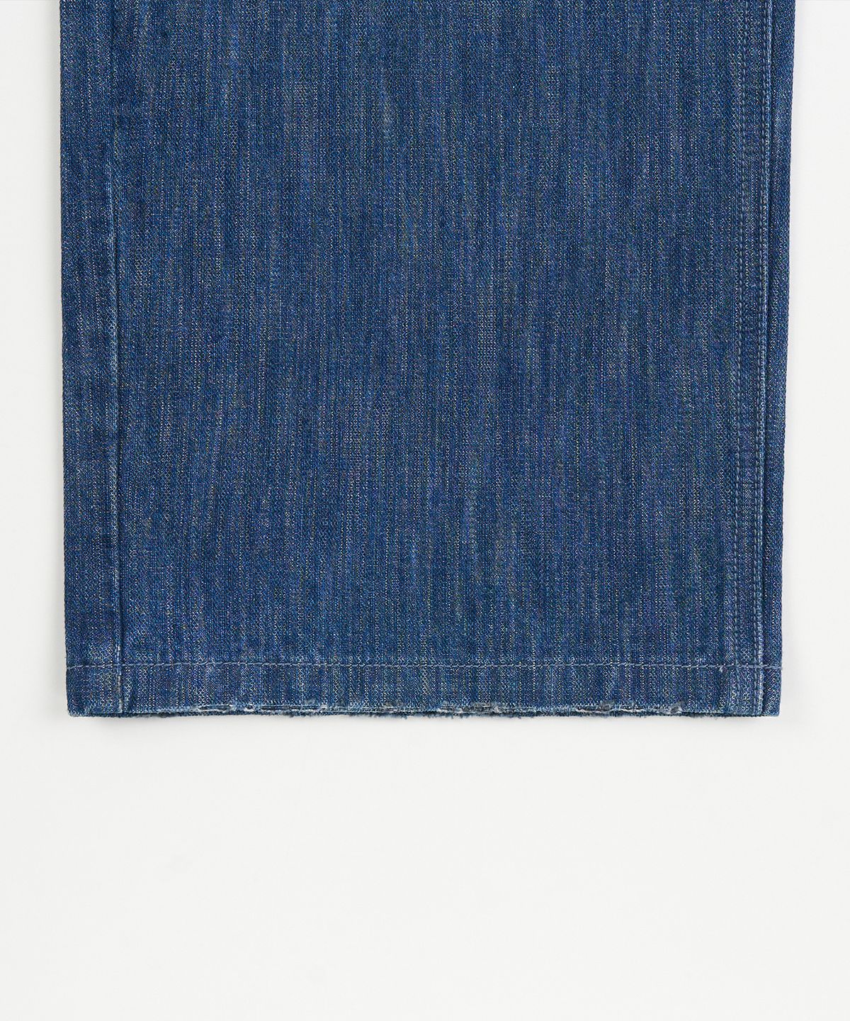 토피(TOFFEE) 빈티지 텍스쳐 스트레이트 데님 팬츠 (MEDIUM INDIGO)