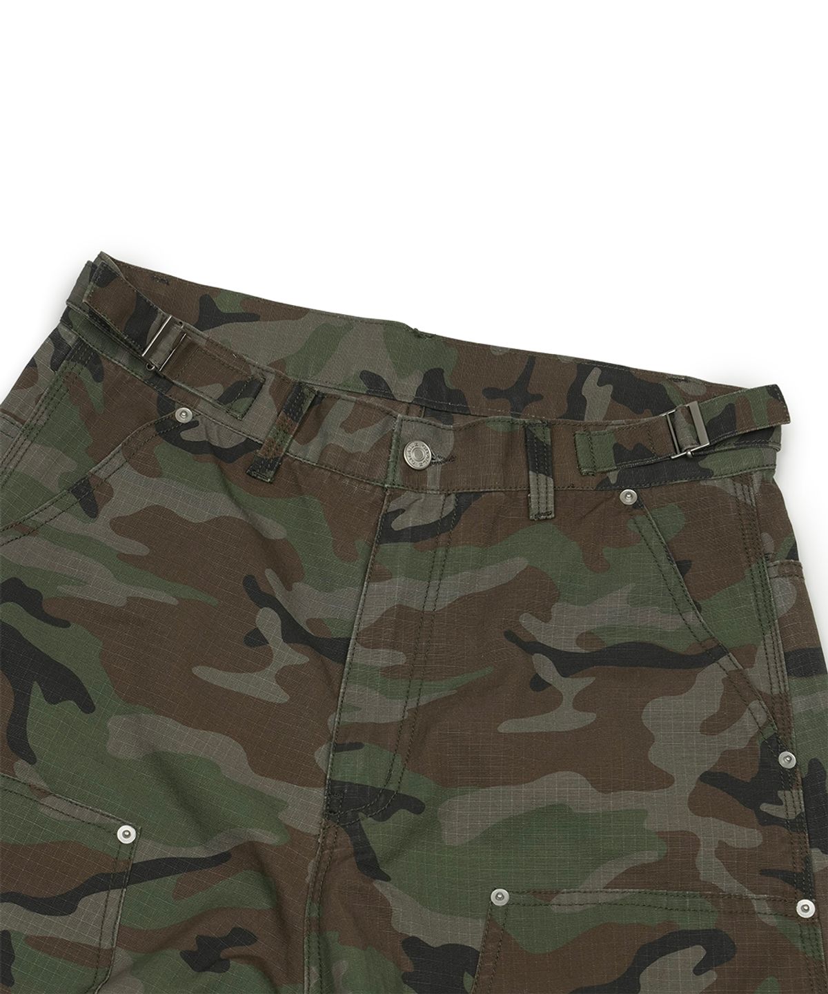 그레일즈(GRAILZ) [GRAILZ X KOIN SEOUL] CARPENTER RAW PANTS [CAMO]