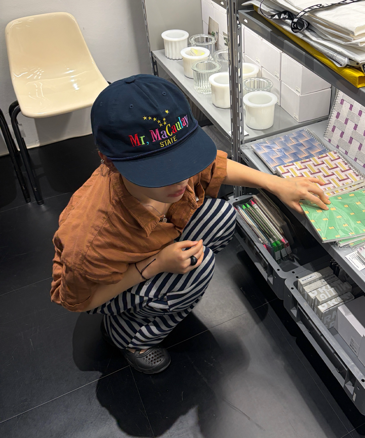 마스컴퍼니(MASCOMPANY) Macaulay Cap - Navy