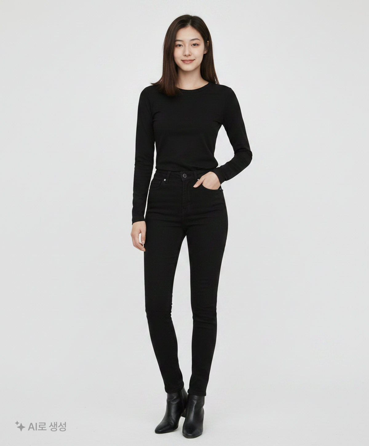 무신사 스탠다드(MUSINSA STANDARD) 긴소매 티셔츠 XS