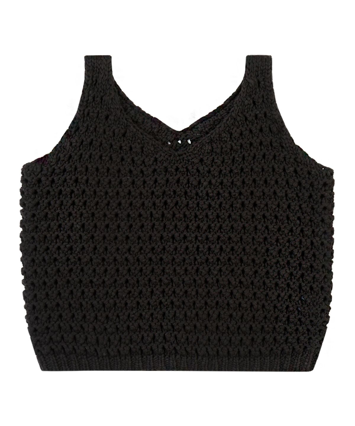 블레티(VLETI) Cotton Skacy Knit Sleeveless (black)