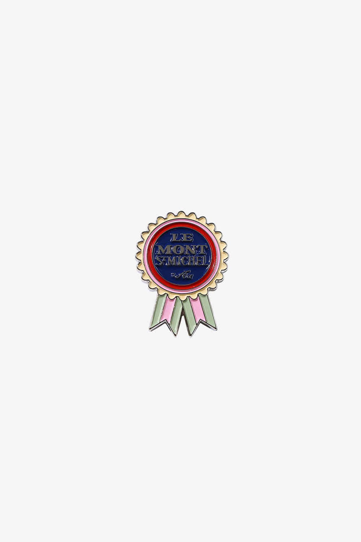 르몽생미셸(LE MONT ST MICHEL) LMSM Rosette Badge_Navy